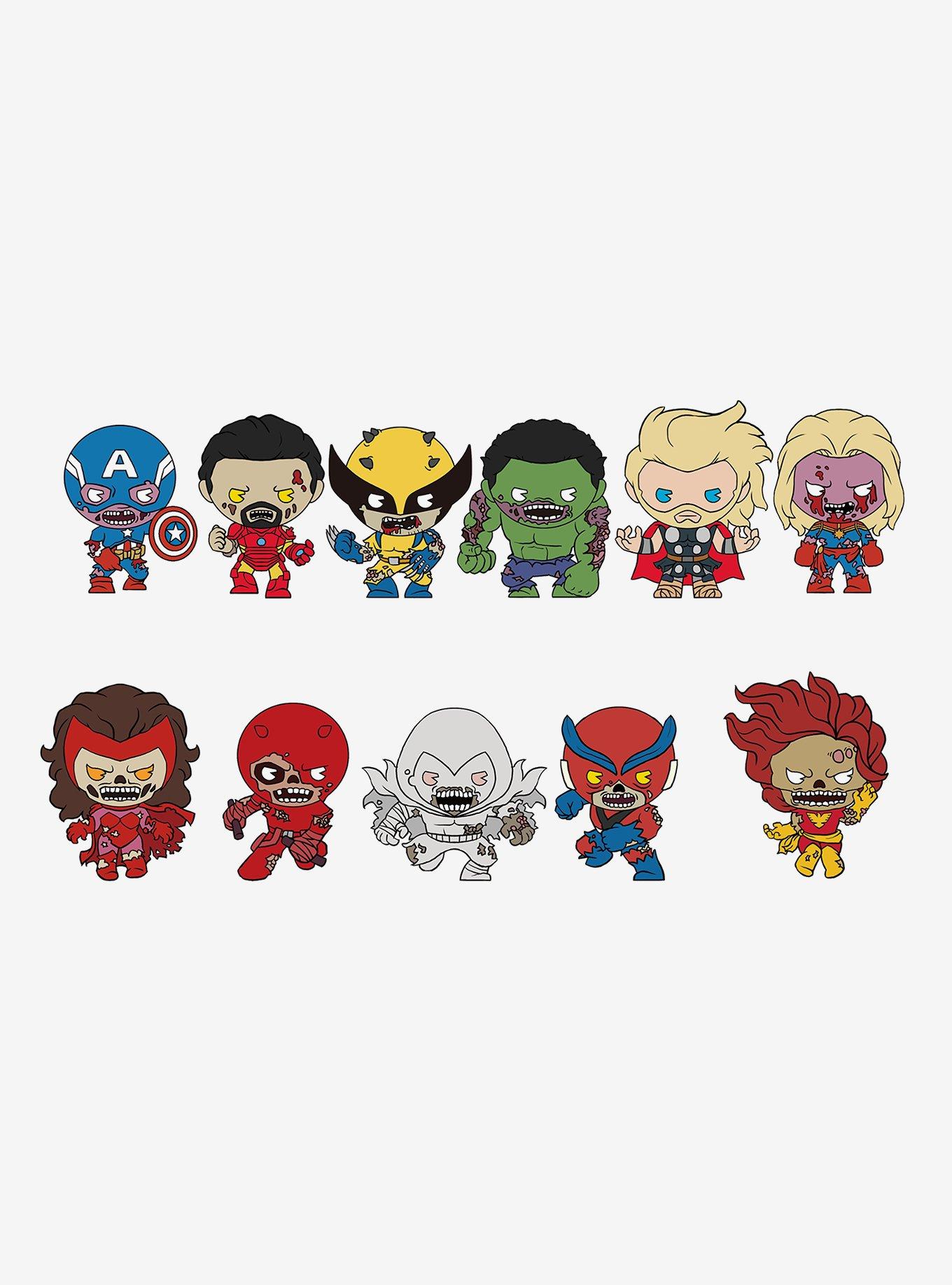 Marvel Zombies Series 2 Blind Bag Figural Bag Clip, , hi-res
