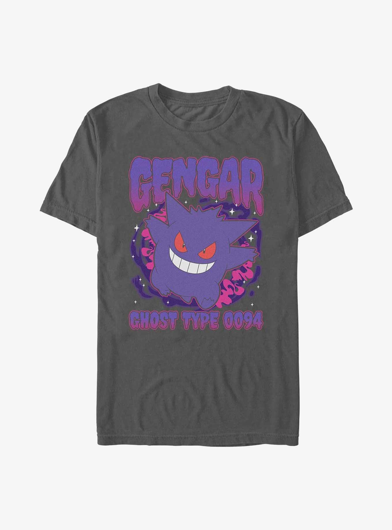 Pokemon Gengar Shadow Pokemon Garment Dye T-Shirt, PEPPER, hi-res