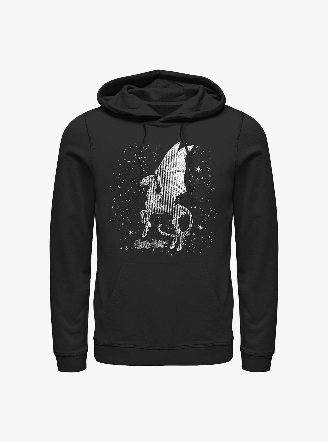 Harry Potter Thestral Moon Hoodie, BLACK, hi-res