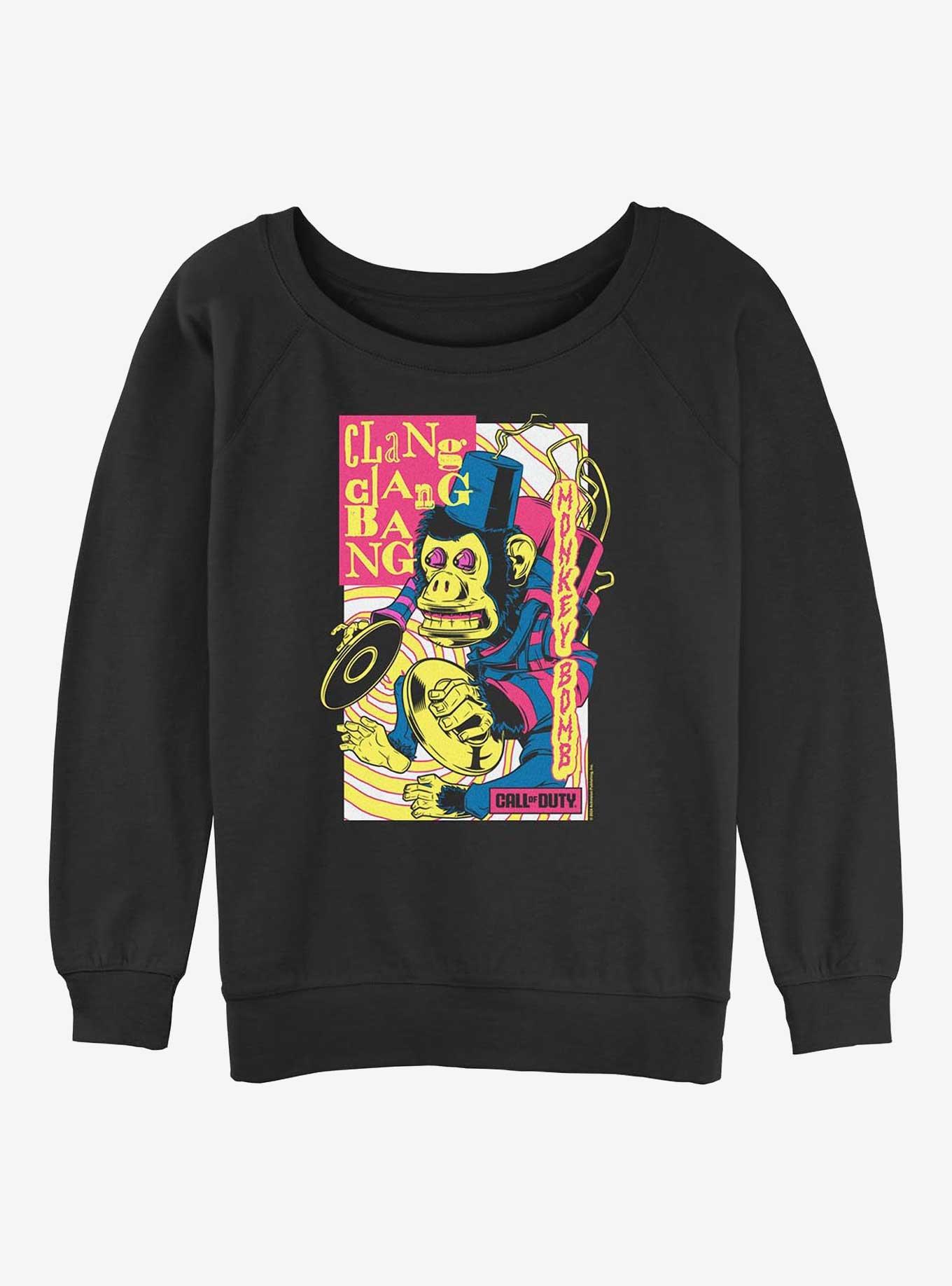 Call of Duty Stranger Monkey Bomb Girls Slouchy Sweatshirt, , hi-res