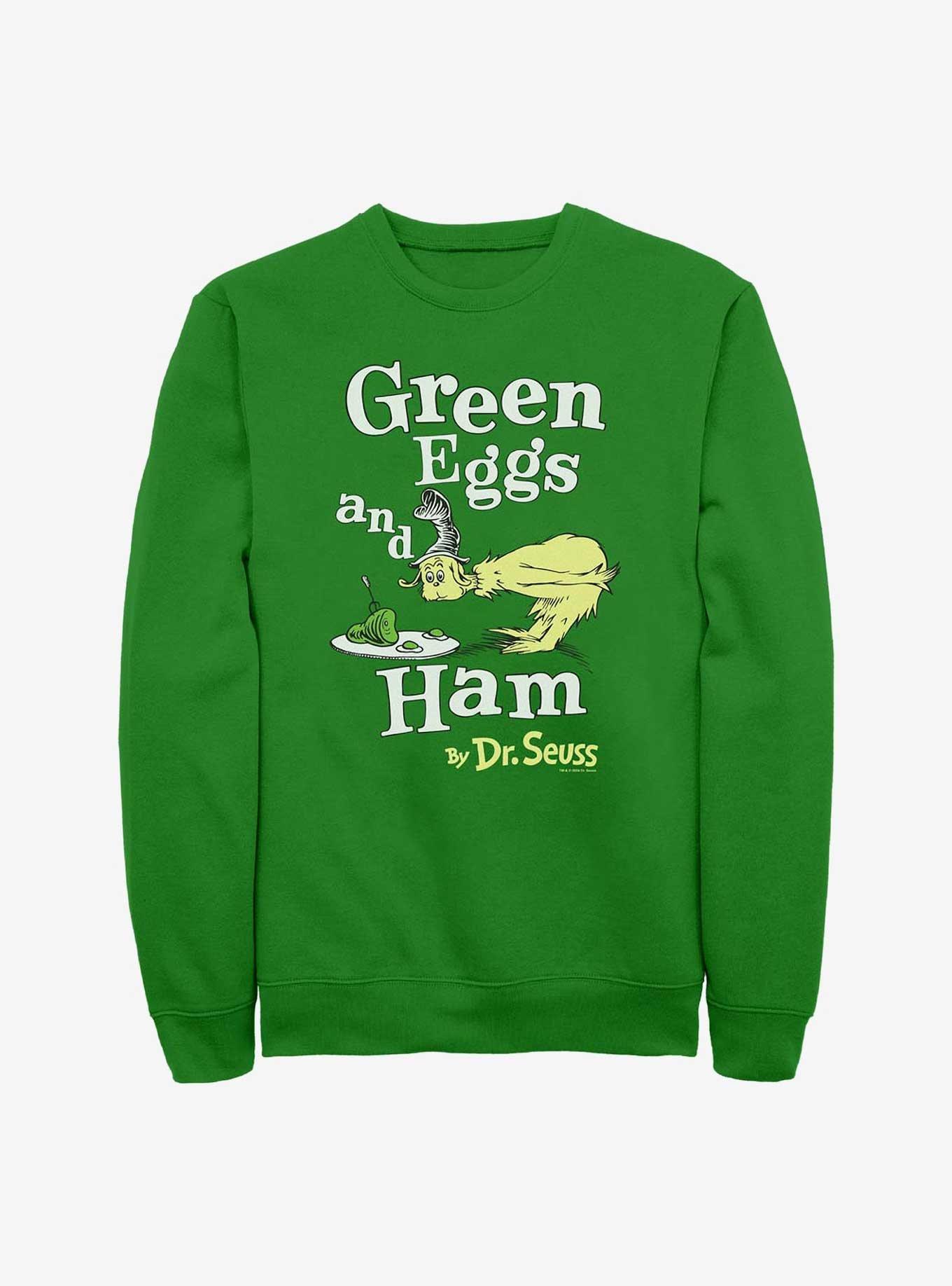 Dr. Seuss Green Eggs And Ham Sweatshirt, KELLY, hi-res