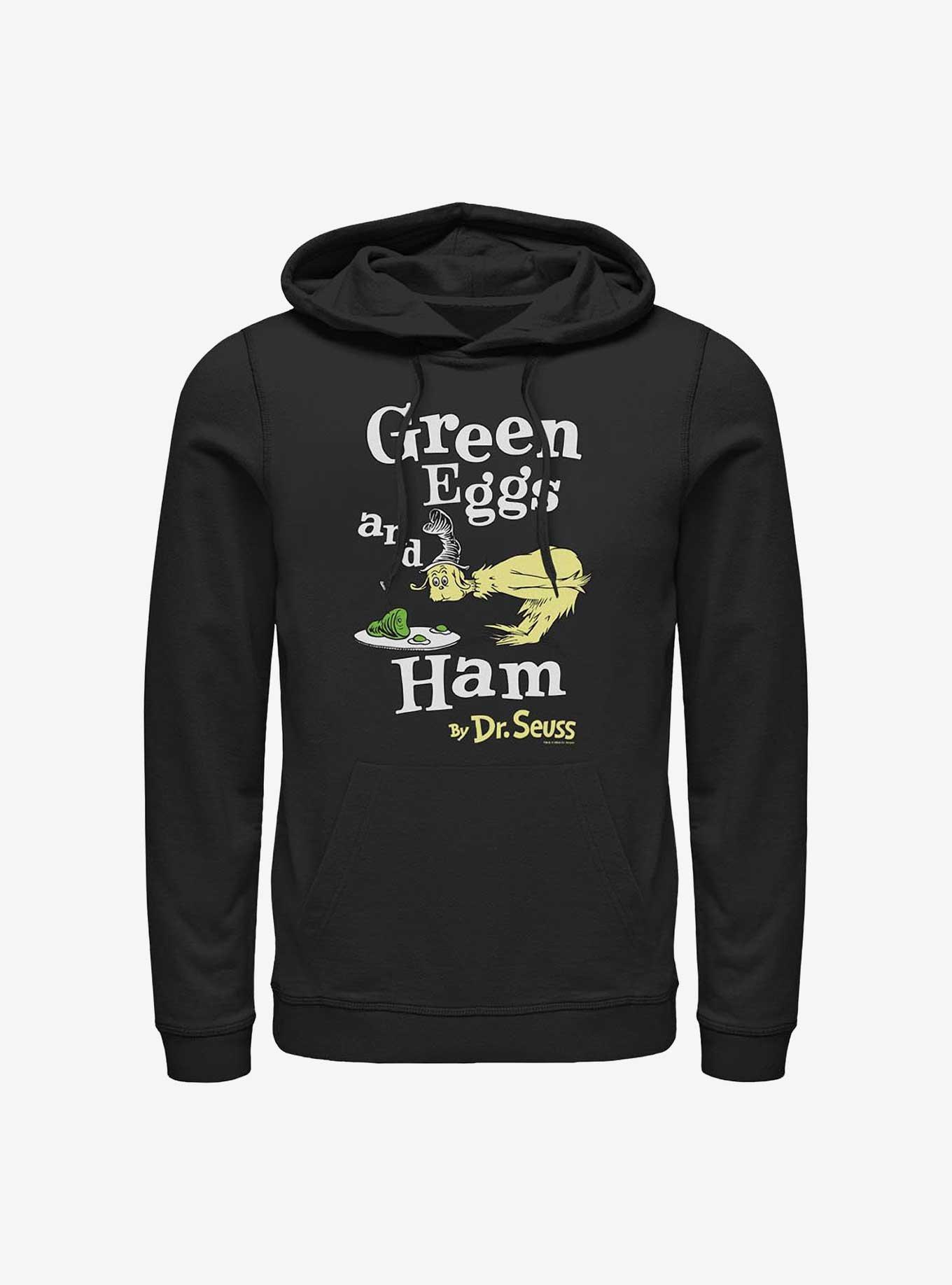 Dr. Seuss Green Eggs And Ham Hoodie, BLACK, hi-res