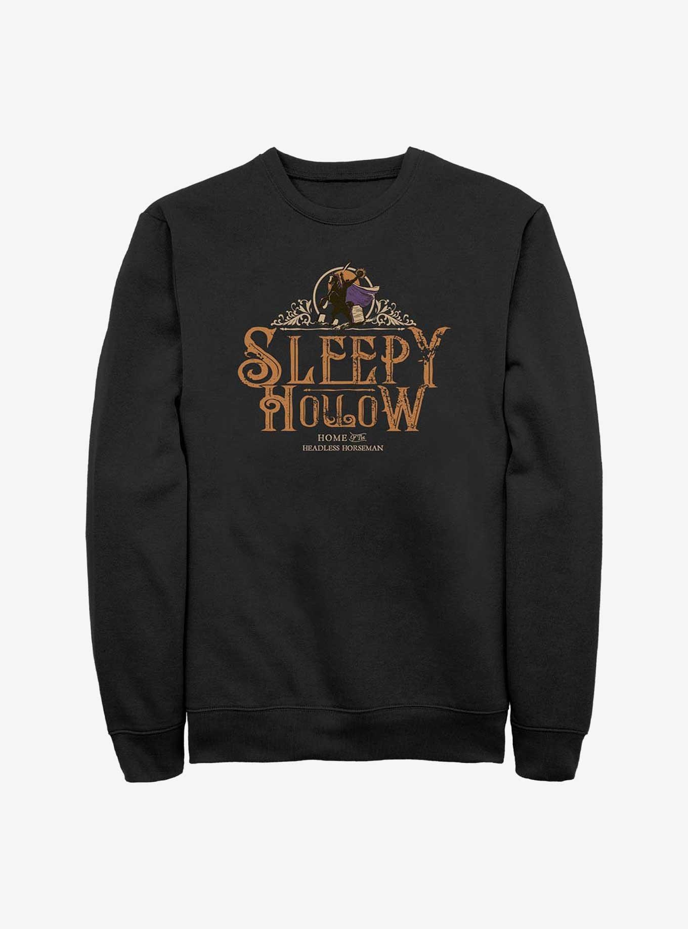 Disney The Adventures Of Ichabod And Mr. Toad Visit Sleepy Hollow Sweatshirt, BLACK, hi-res