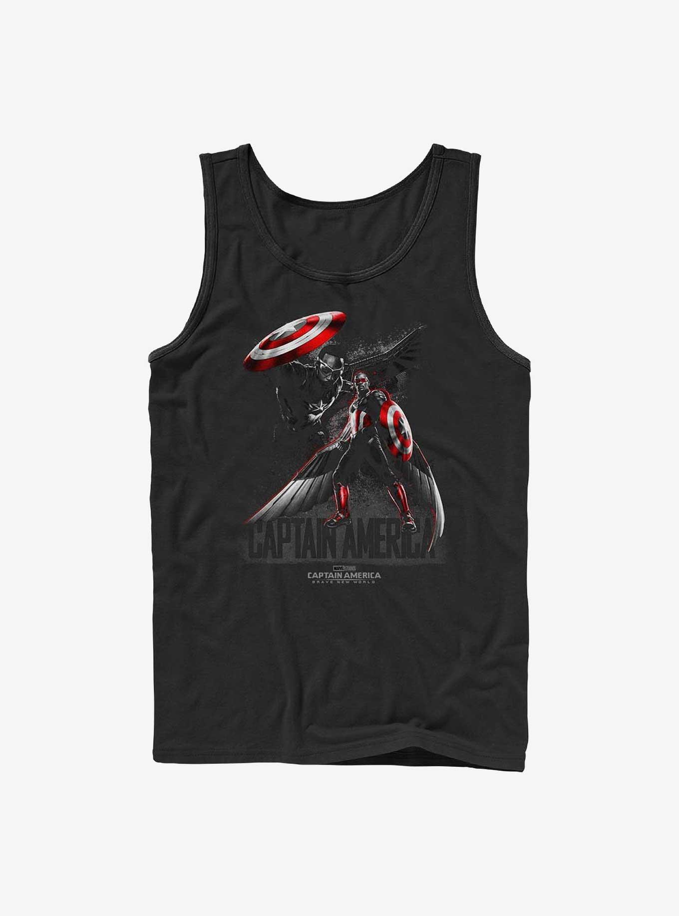 Captain America: Brave New World Pose Tank, BLACK, hi-res