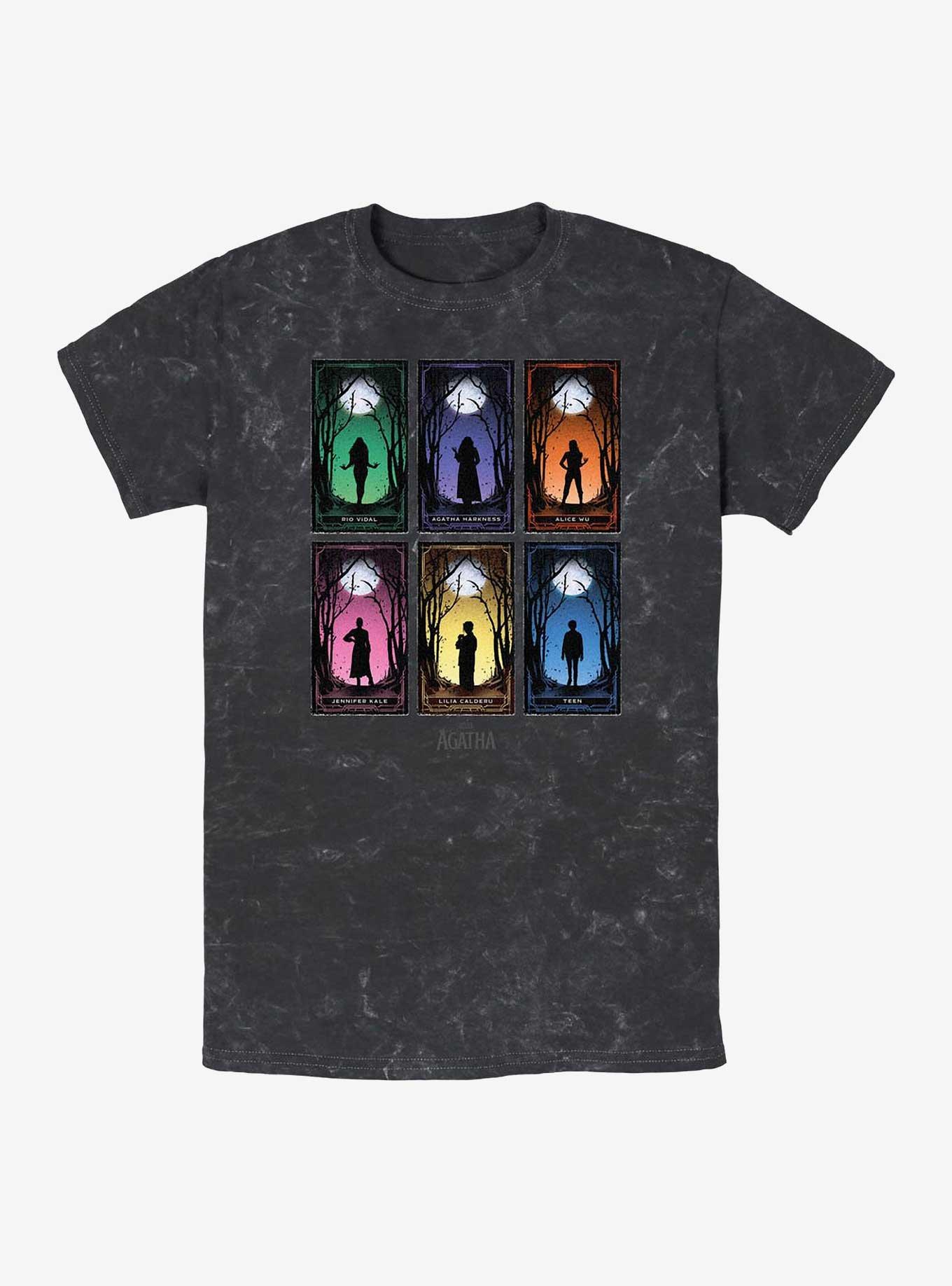 Marvel Agatha Cards Mineral Wash T-Shirt