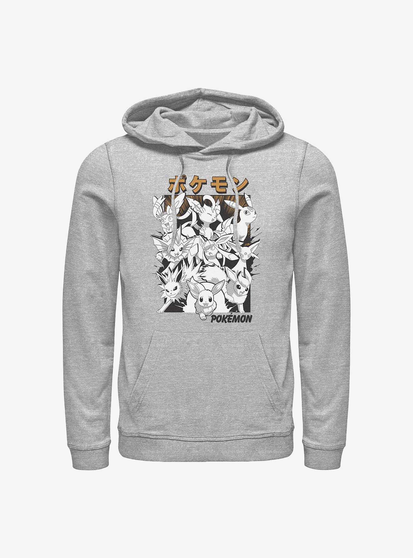 Pokemon Eevee Evolutions Poster Hoodie, , hi-res