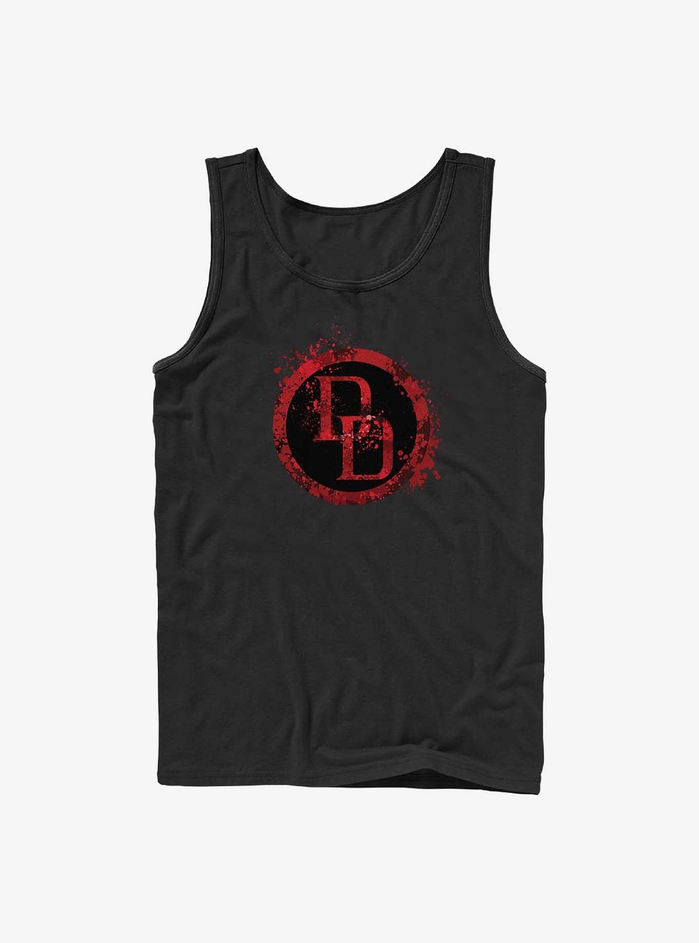 Marvel DD Spatter Icon Tank, BLACK, hi-res