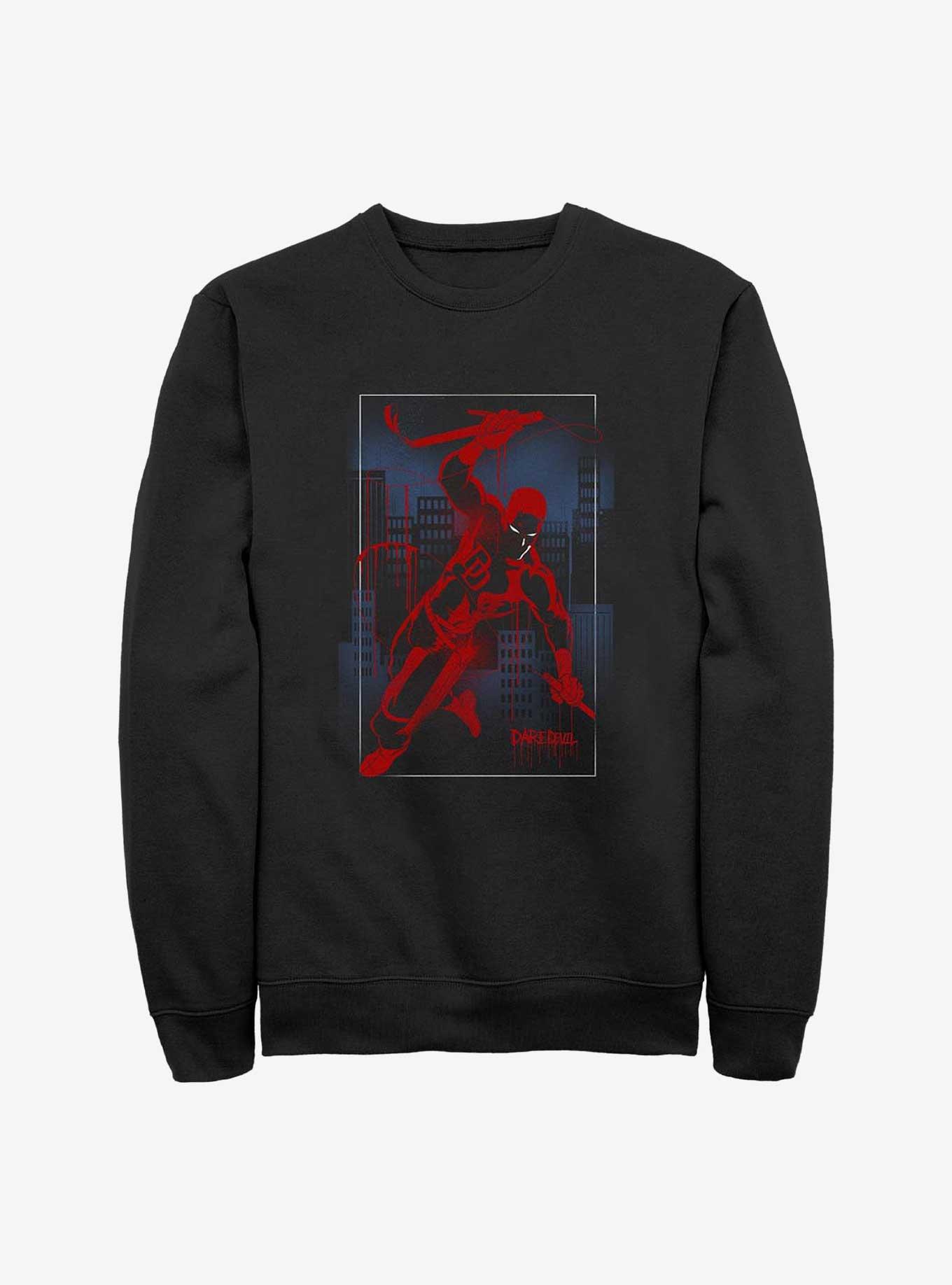 Marvel Daredevil Cityscape Graffiti Sweatshirt, , hi-res