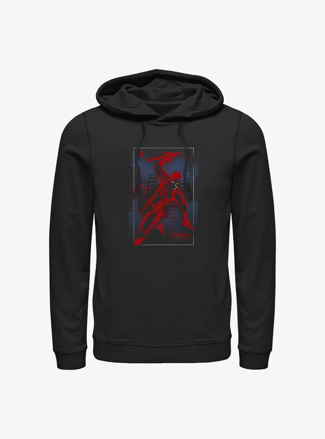 Marvel Daredevil Cityscape Graffiti Hoodie, , hi-res