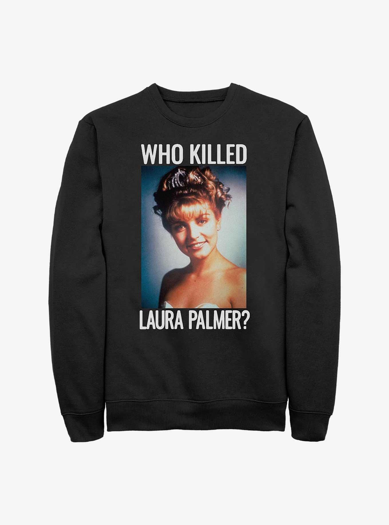 Twin Peaks Laura Palmer Missing Poster Sweatshirt