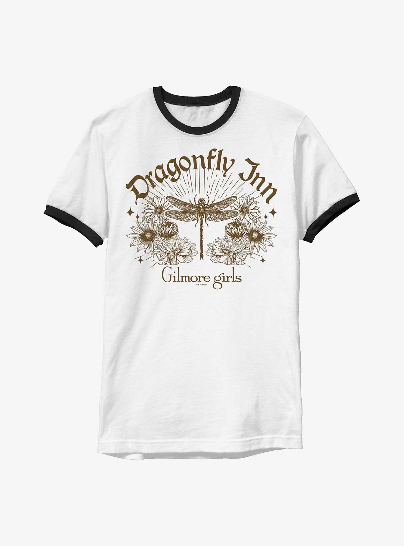 Gilmore Girls Dragonfly Inn Antique Ringer T-Shirt