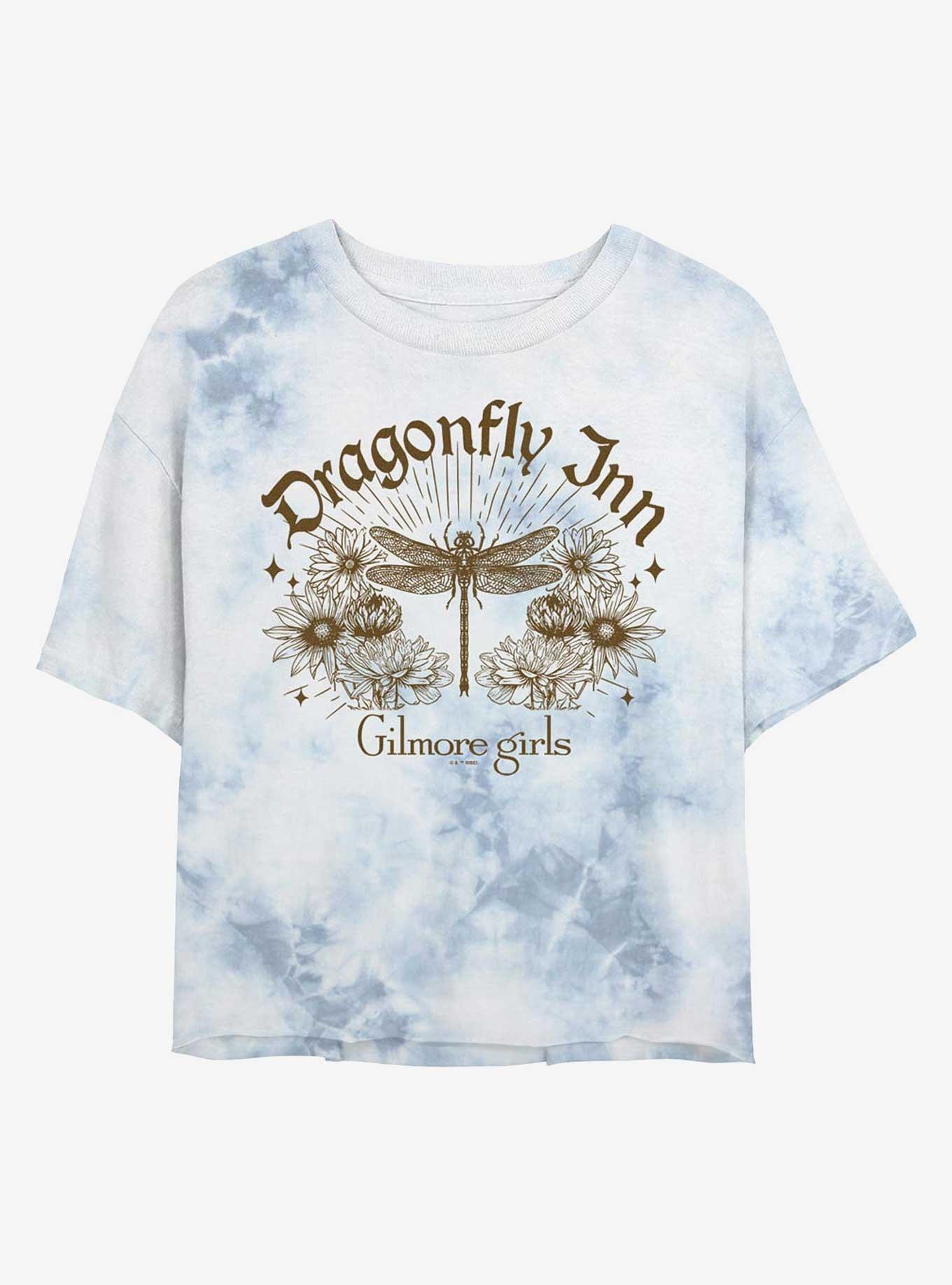 Gilmore Girls Dragonfly Inn Antique Girls Tie-Dye Crop T-Shirt, , hi-res