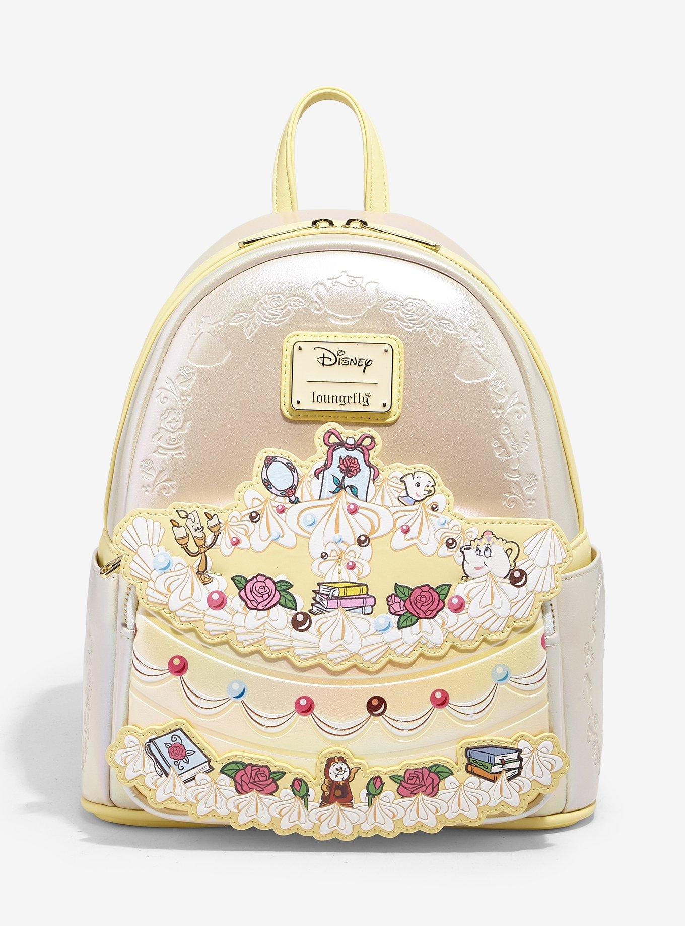 Loungefly Disney Beauty and The Beast Belle Cake Mini Backpack