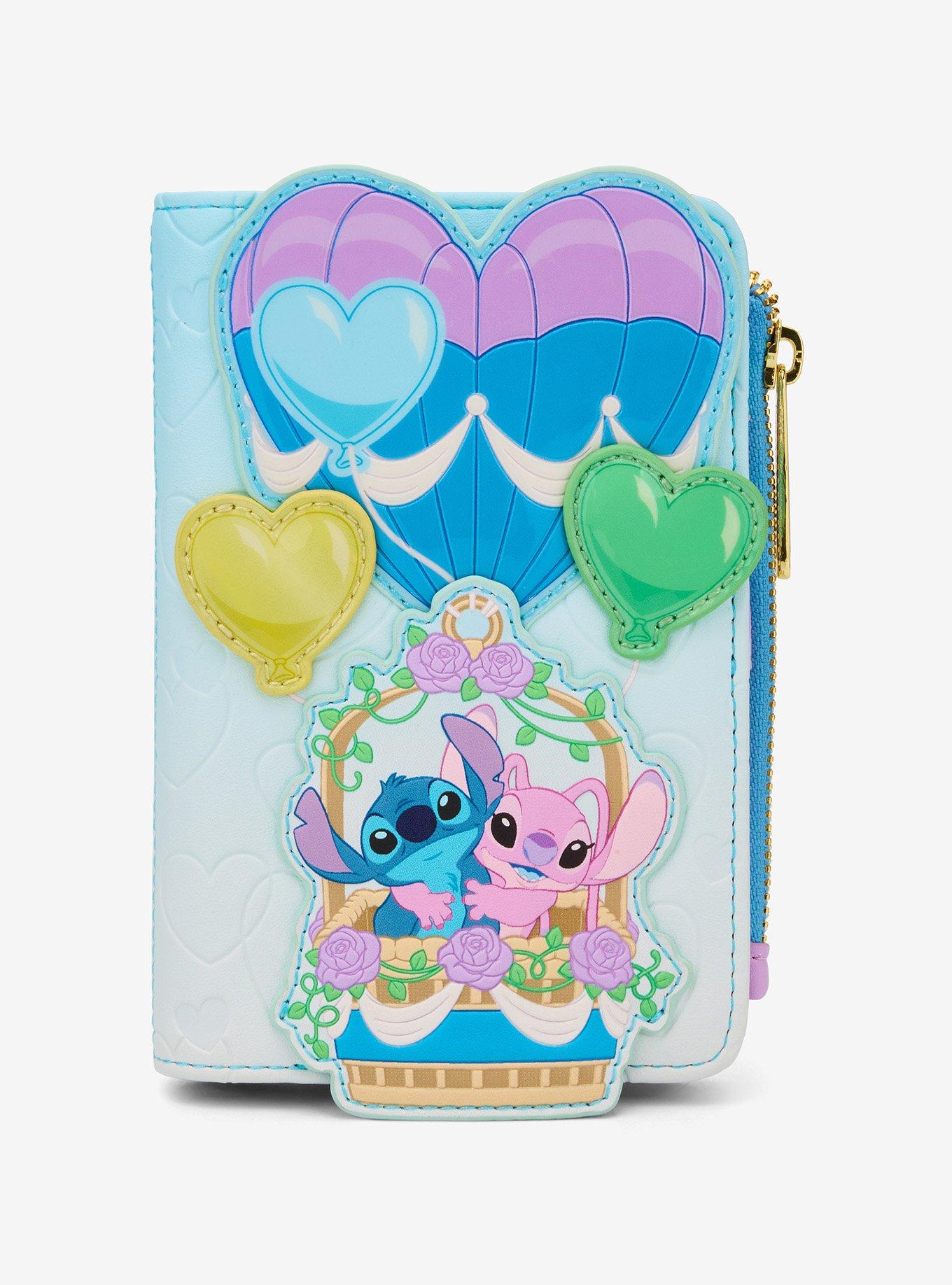 Loungefly Disney Lilo & Stitch Angel & Stitch Hot Air Balloon Wallet — BoxLunch Exclusive, , hi-res