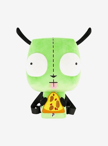 Invader Zim GIR Pizza Plush Mini Backpack | Hot Topic display picture 2