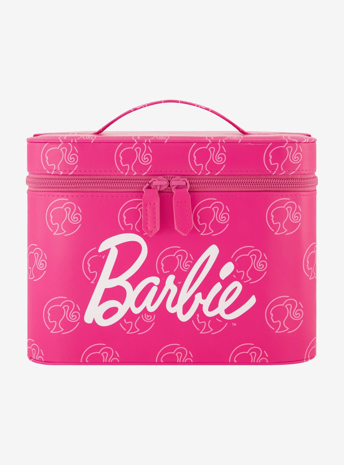Barbie Iconic Pink Design Cosmetic Case Organizer with Mirror, , hi-res
