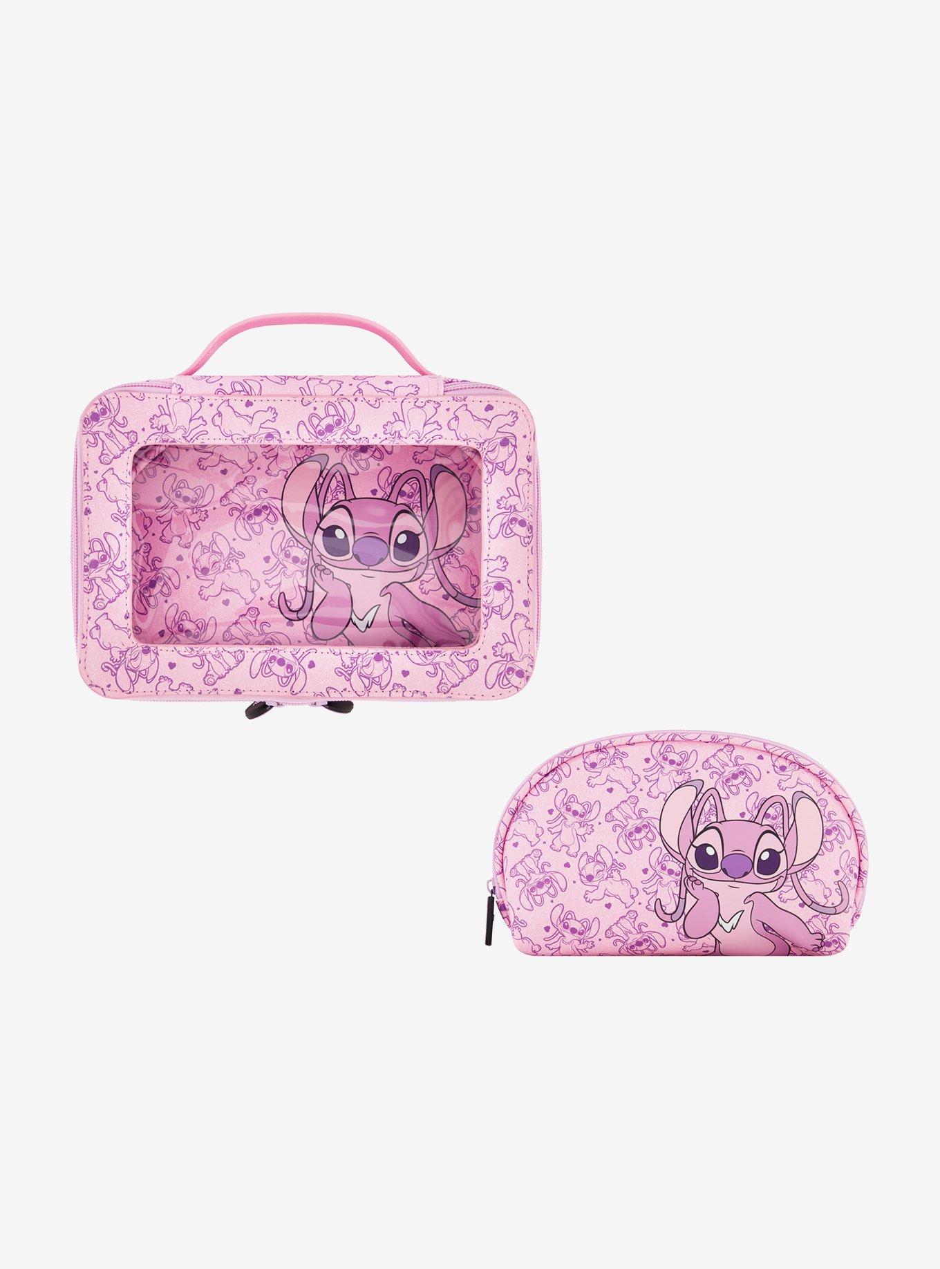 Disney Lilo & Stitch Angel with Heart Zipper 2-Piece Cosmetic Case Set, , hi-res