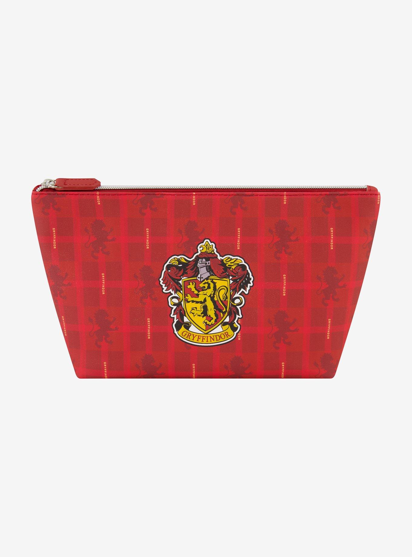 Harry Potter Gryffindor Plaid Cosmetic Travel Bag, , hi-res
