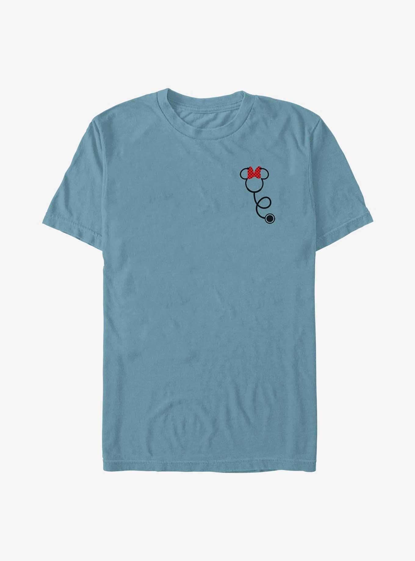 Disney Minnie Mouse Minnie Stethoscope Pocket Garment Dye T-Shirt, , hi-res