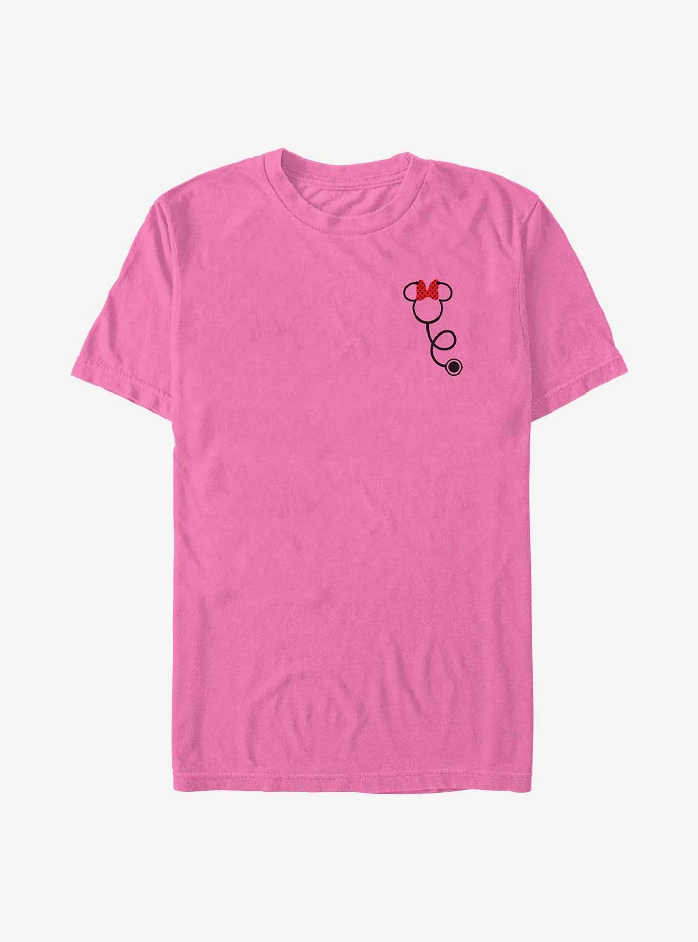 Disney Minnie Mouse Minnie Stethoscope Pocket Garment Dye T-Shirt, , hi-res