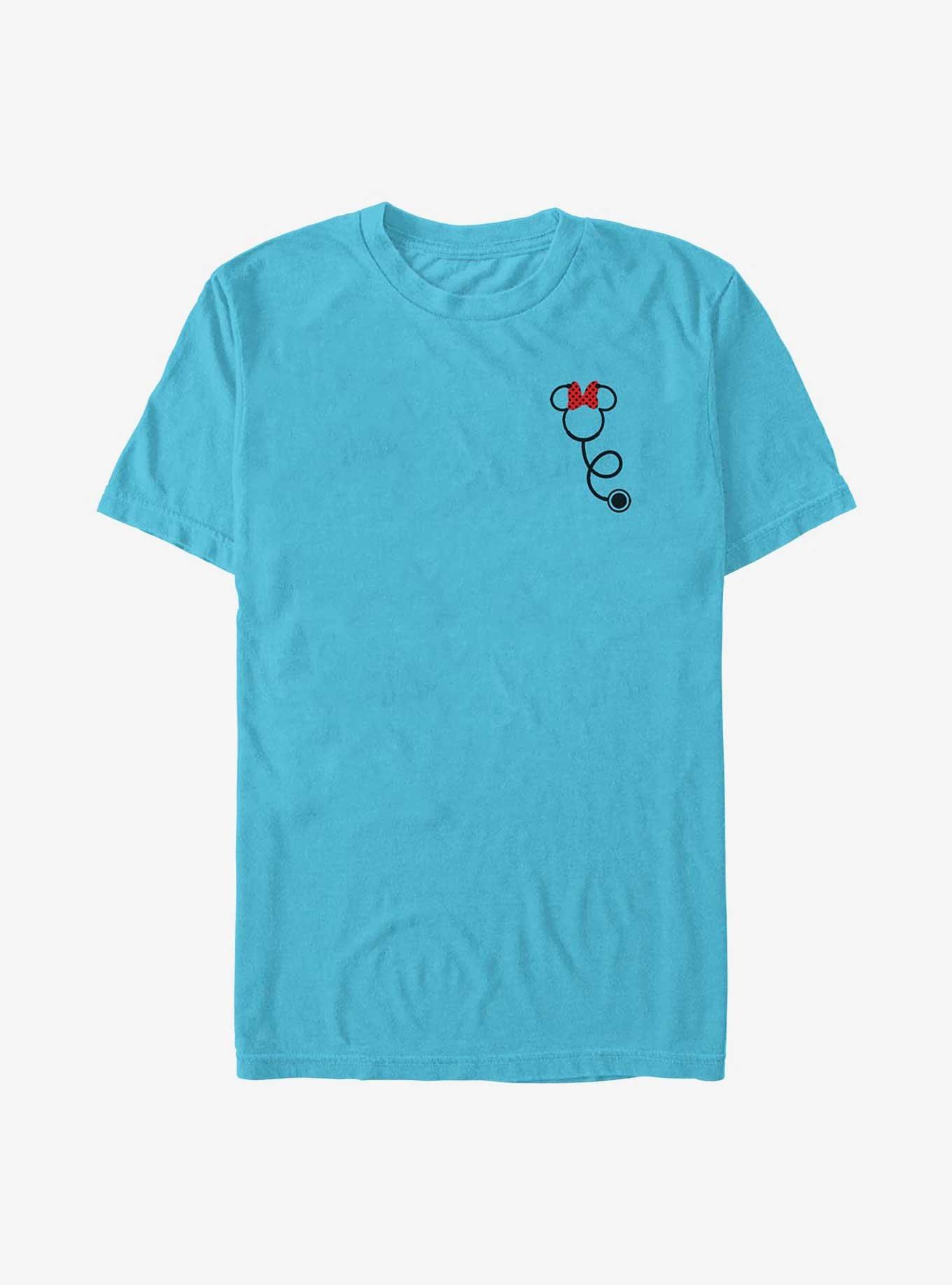 Disney Minnie Mouse Minnie Stethoscope Pocket Garment Dye T-Shirt, , hi-res