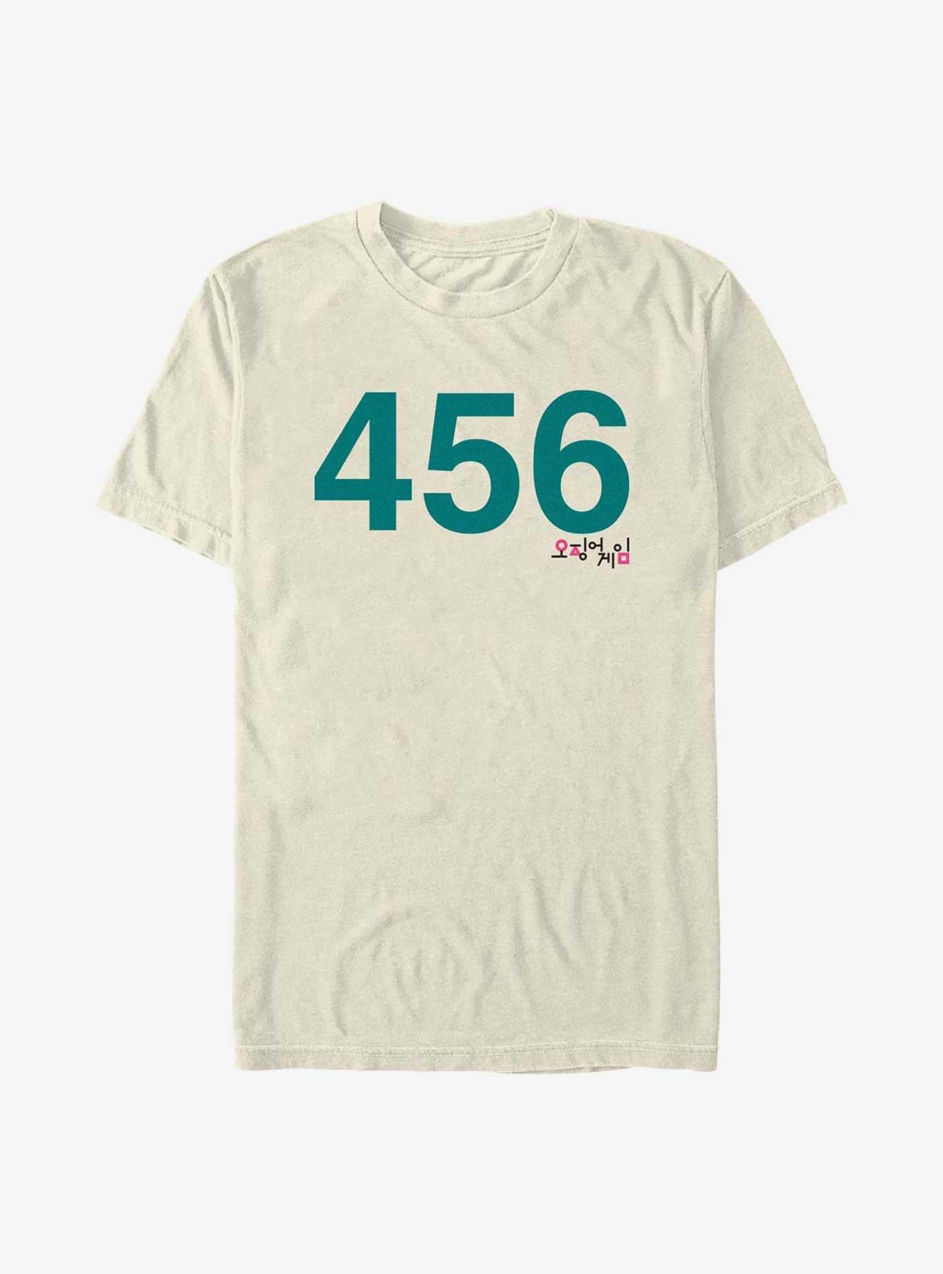 Squid Game Costume 456 Garment Dye T-Shirt, , hi-res