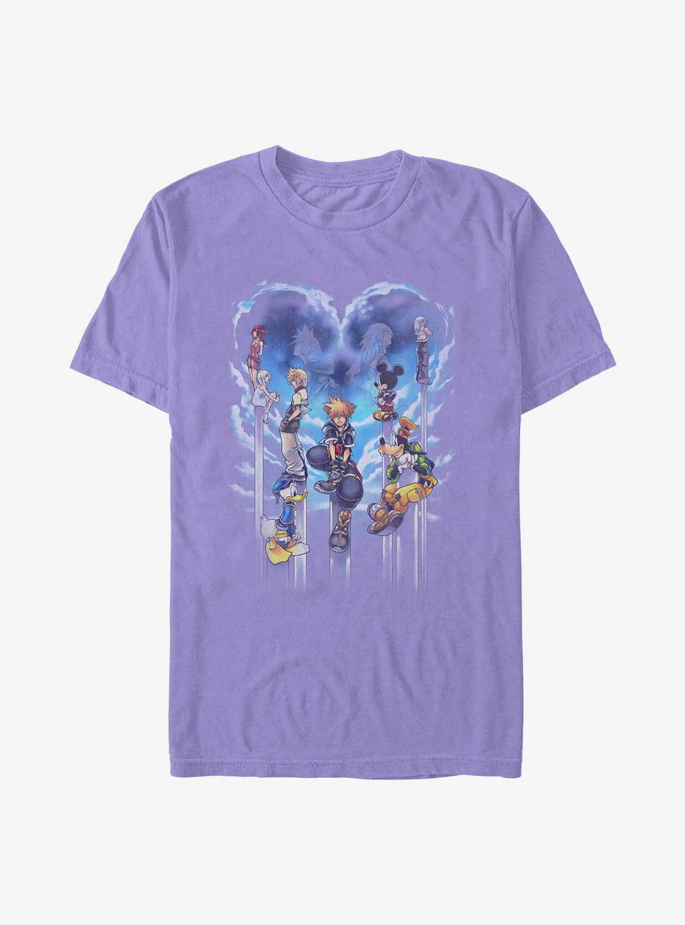 Disney Kingdom Hearts Clouded Horizon Garment Dye T-Shirt, , hi-res