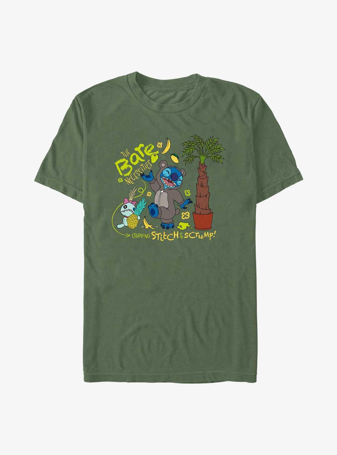 Disney Lilo & Stitch The Bare Necessities Garment Dye T-Shirt, MOSS, hi-res