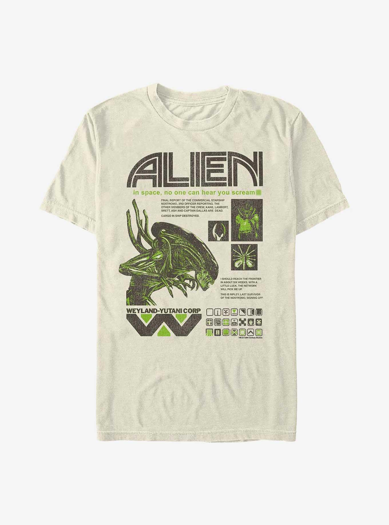 Alien Quotes Garment Dye T-Shirt, , hi-res