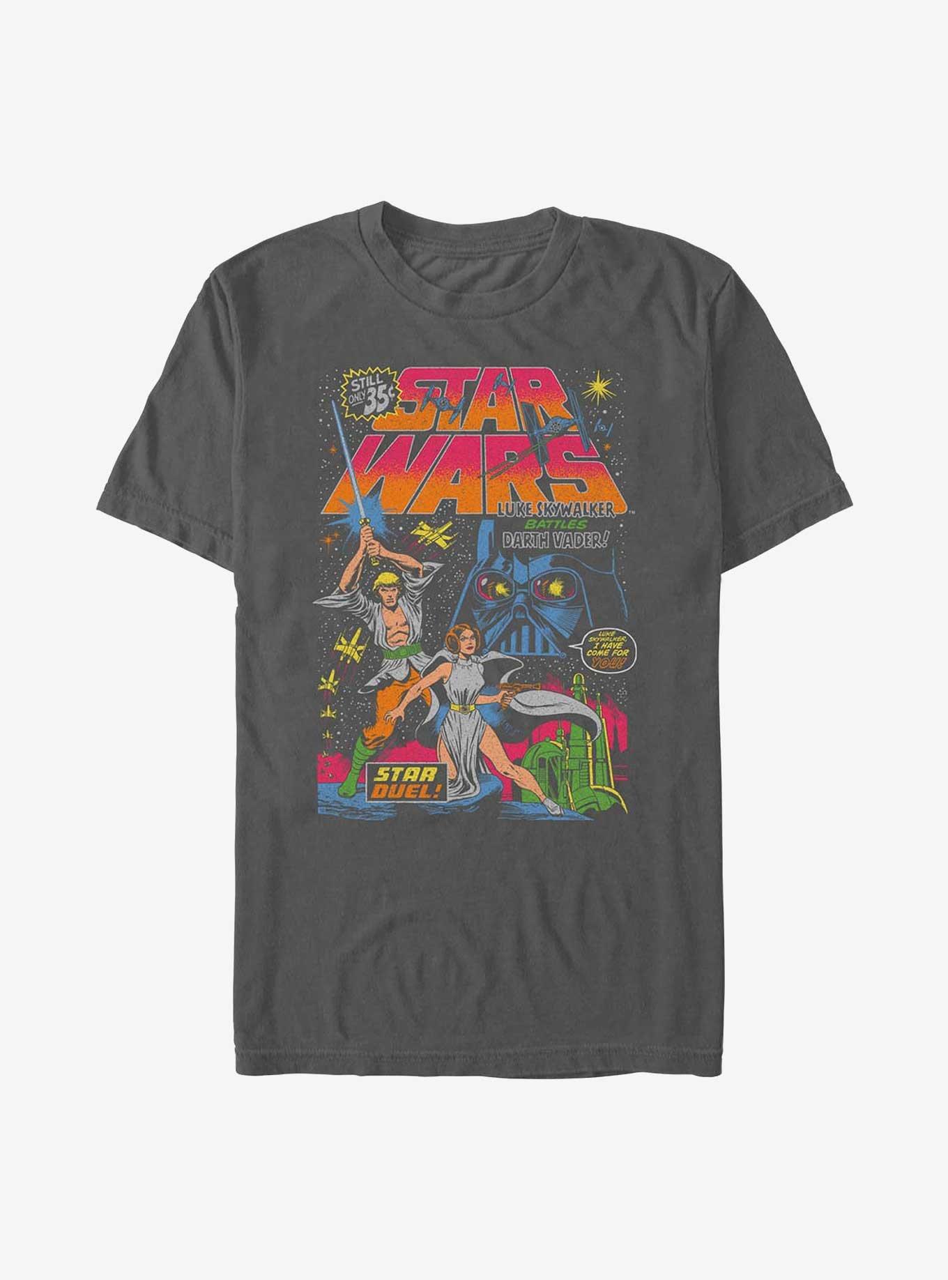 Star Wars Neon Star Duel Garment Dye T-Shirt, , hi-res