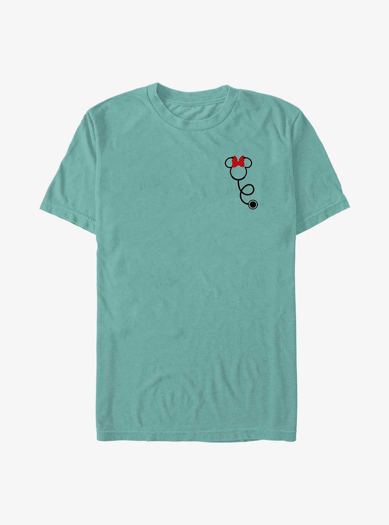 Disney Minnie Mouse Minnie Stethoscope Pocket Garment Dye T-Shirt, , hi-res