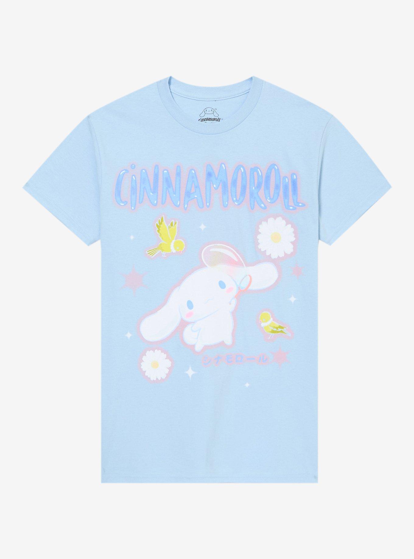 Cinnamoroll Birds & Flowers Girls T-Shirt, , hi-res