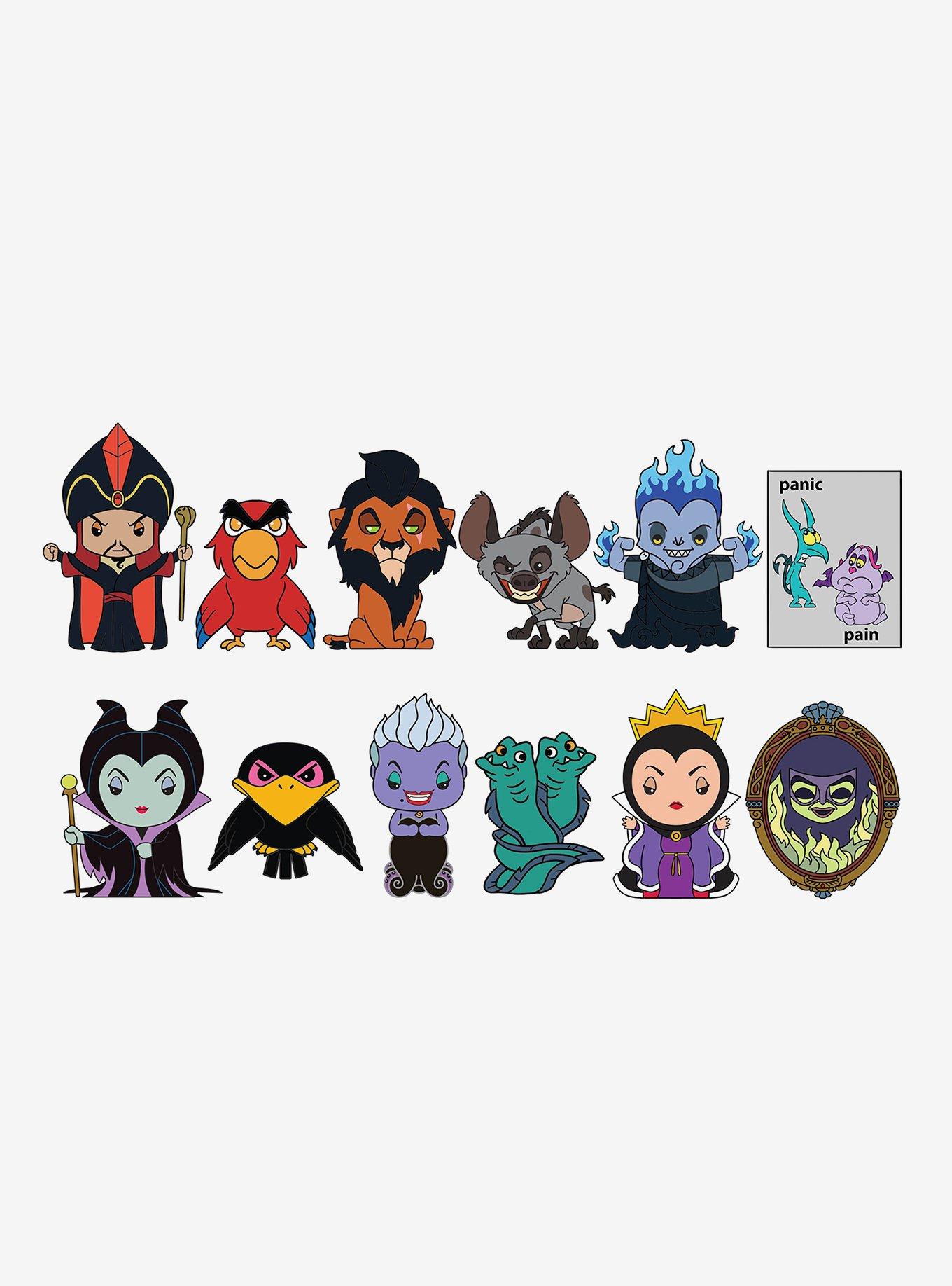 Disney Villains Character Blind Bag Bag Clip, , hi-res