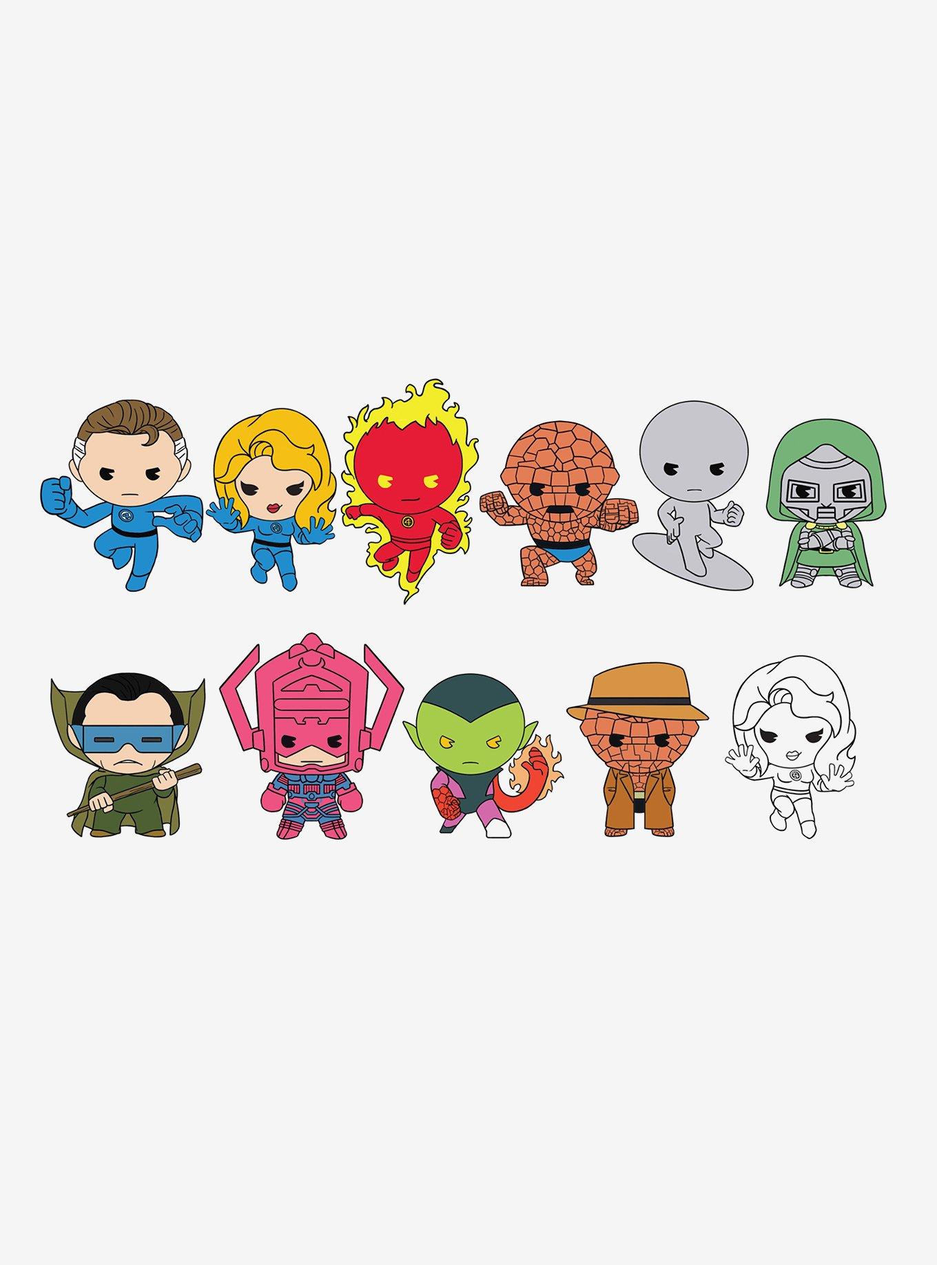 Marvel The Fantastic Four: First Steps Blind Bag Figural Bag Clip, , hi-res