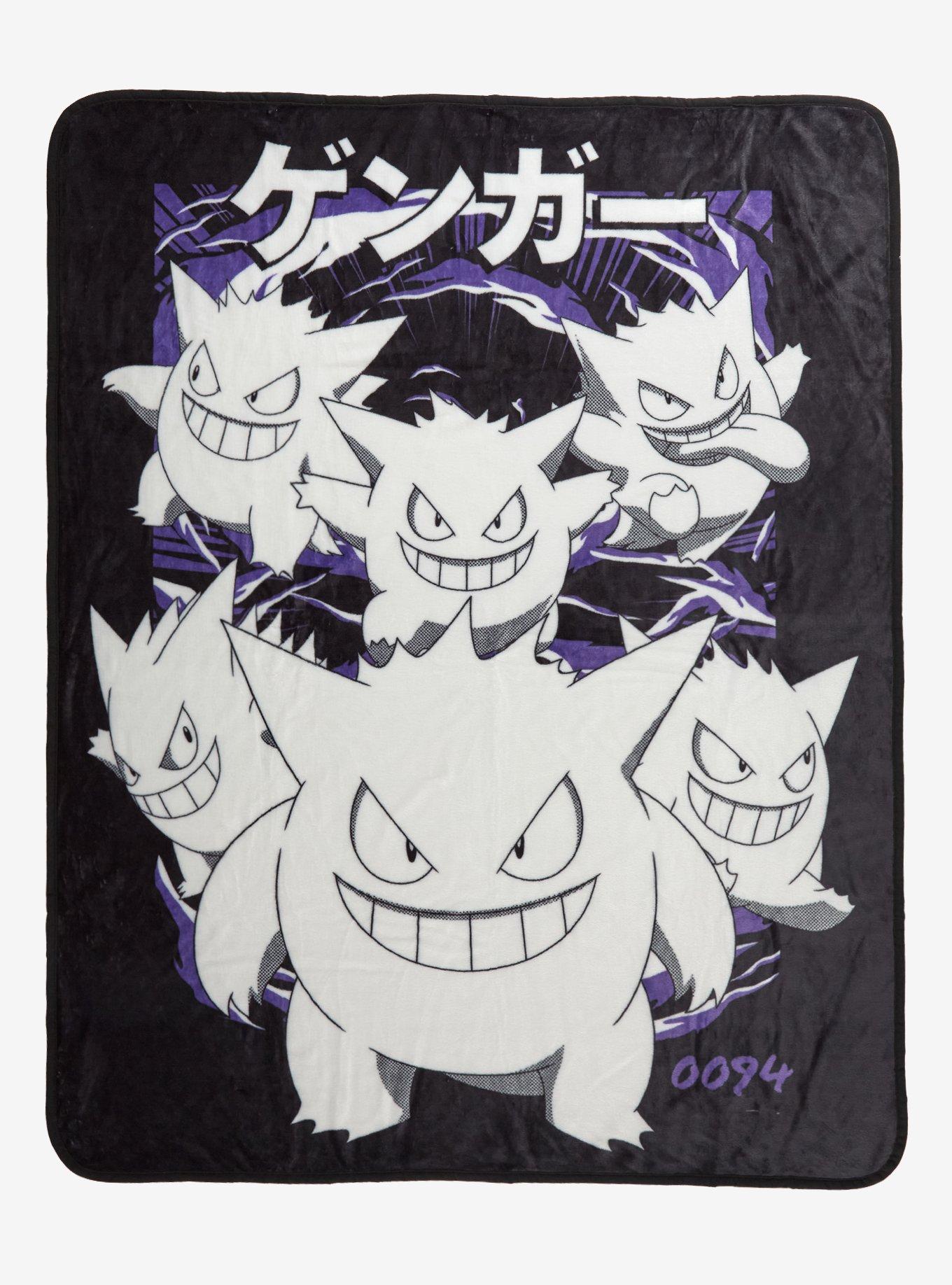 Pokémon Gengar Collage Throw Blanket, , hi-res
