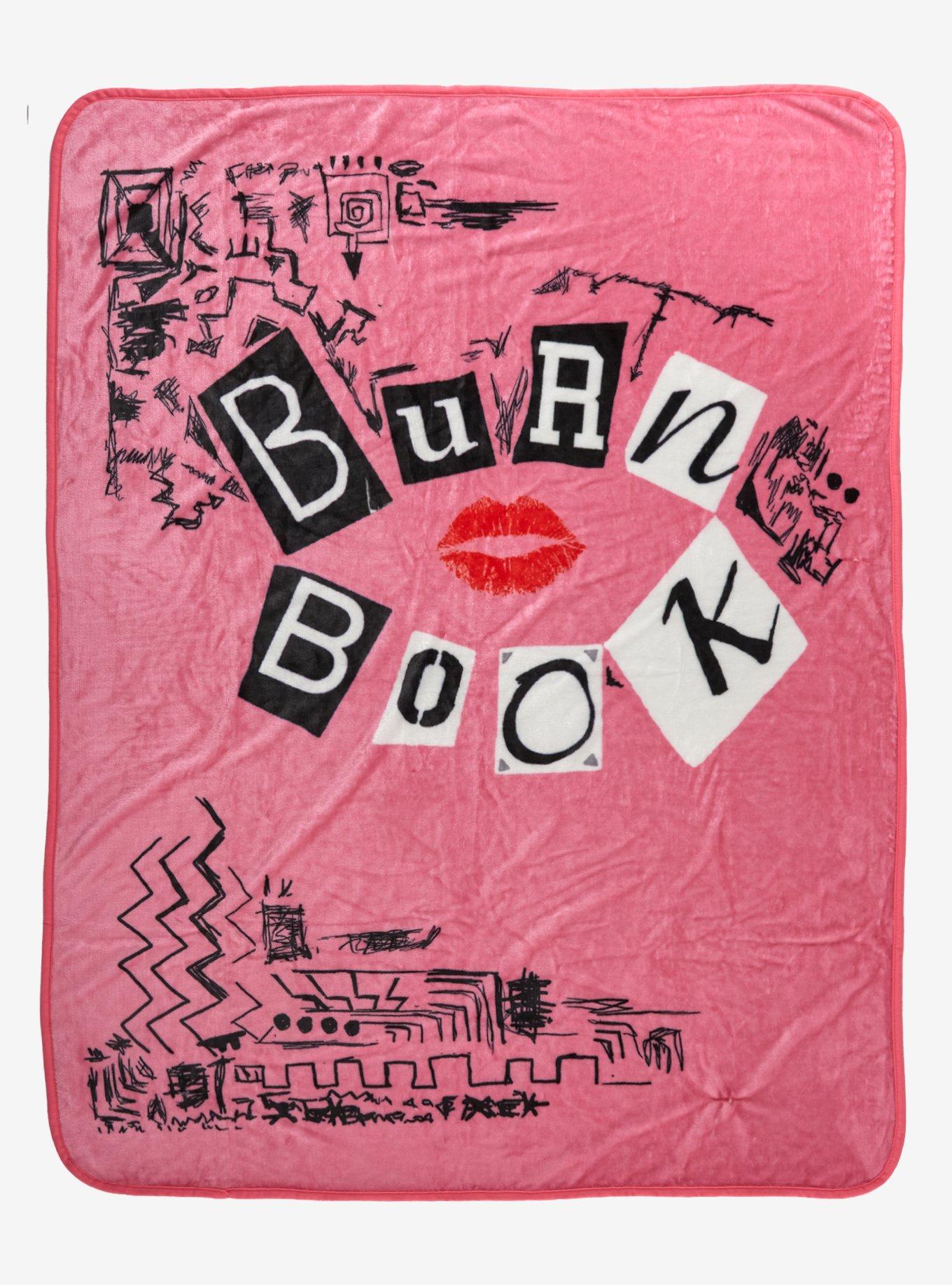 Mean Girls Burn Book Throw Blanket, , hi-res