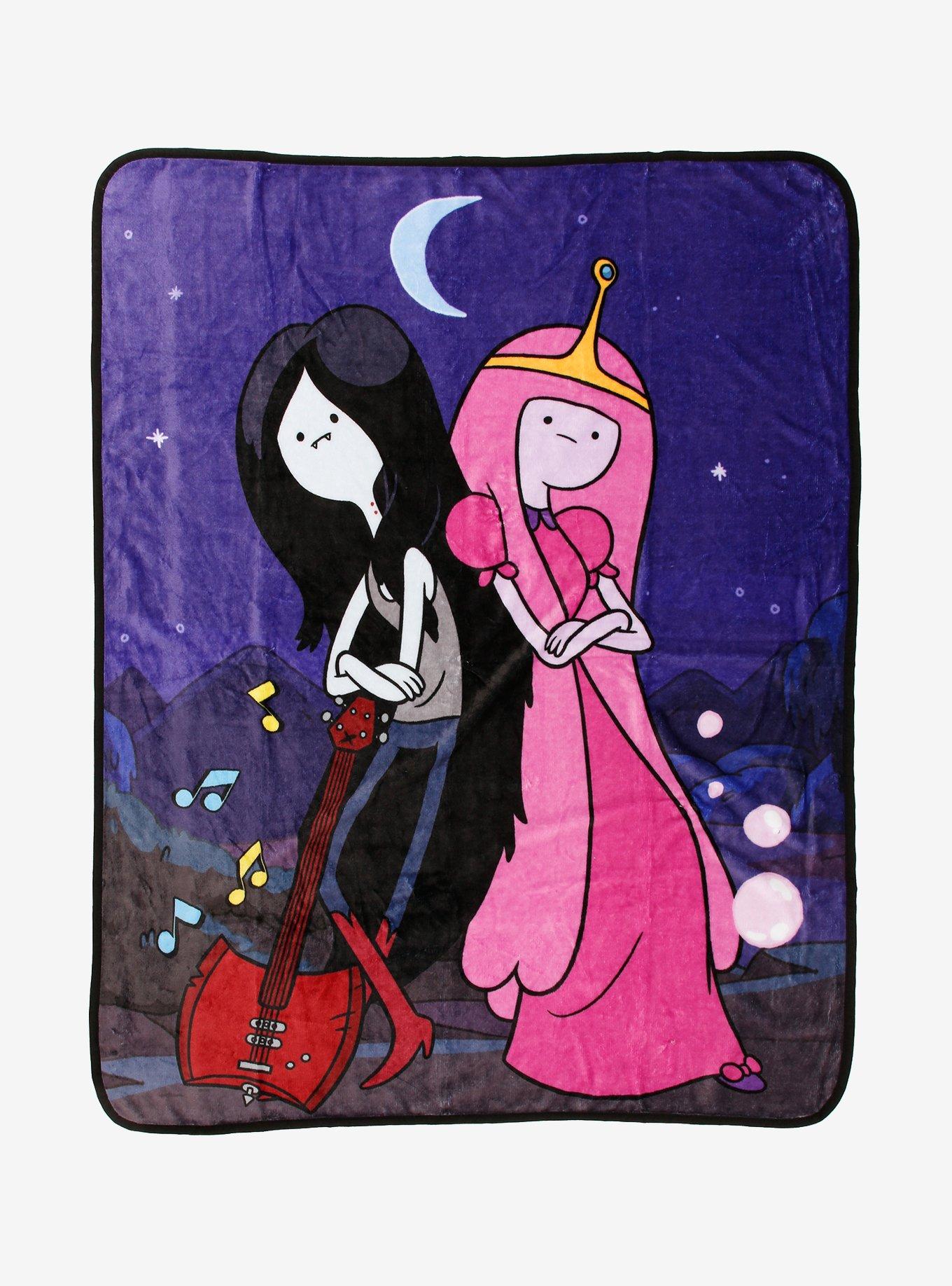 Adventure Time Marceline & Princess Bubblegum Throw Blanket, , hi-res