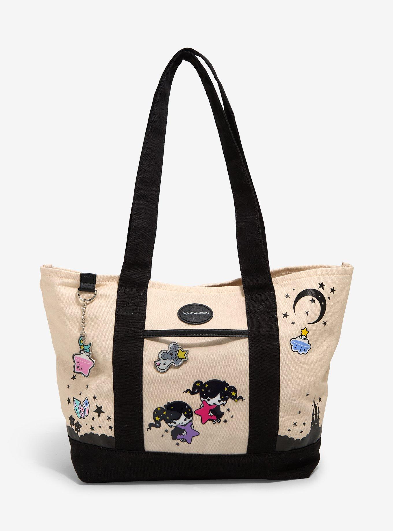 Magical Twin Comets Celestial Tote Bag, , hi-res