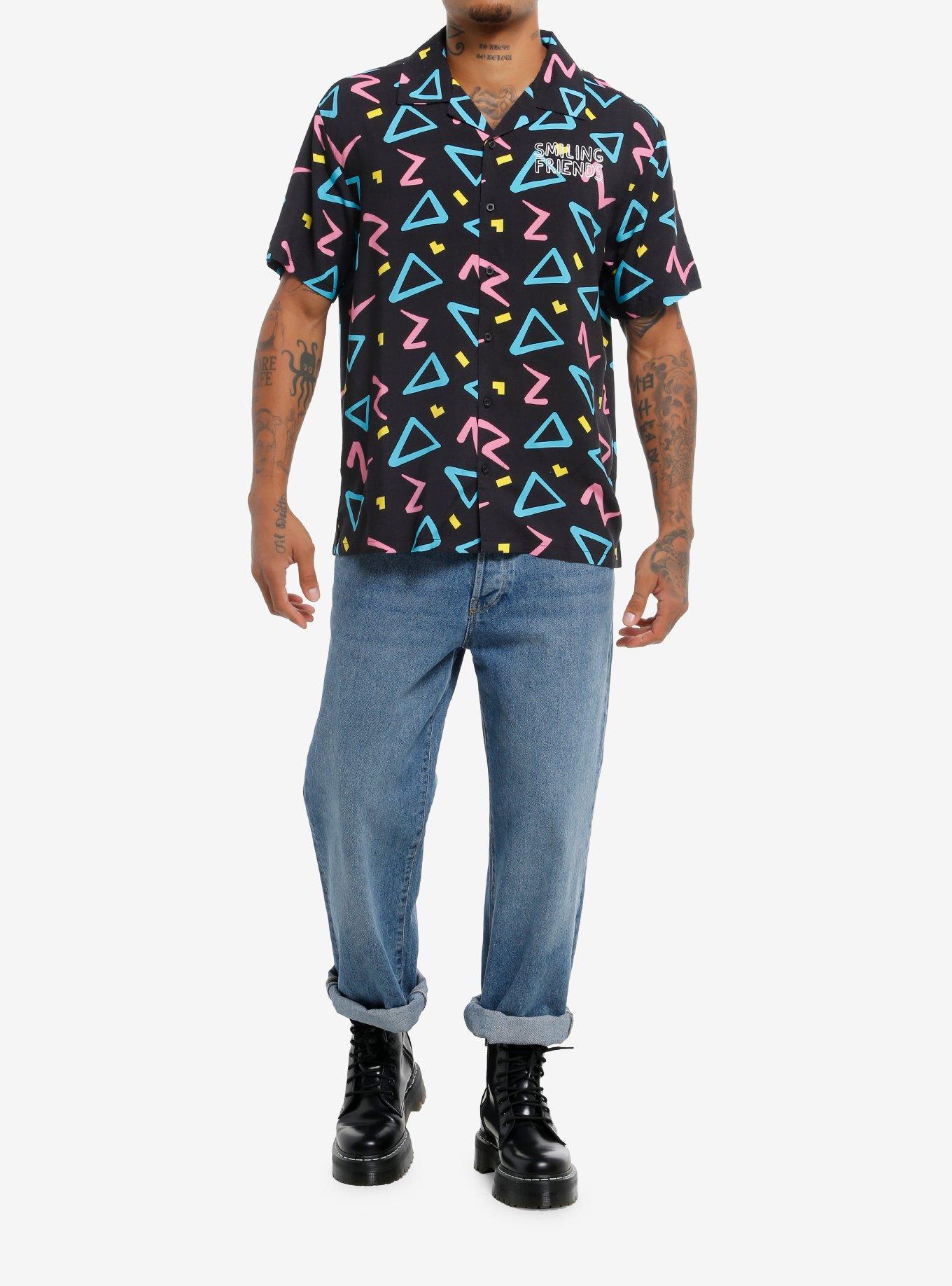Smiling Friends Gwimbly Woven Button-Up | Hot Topic