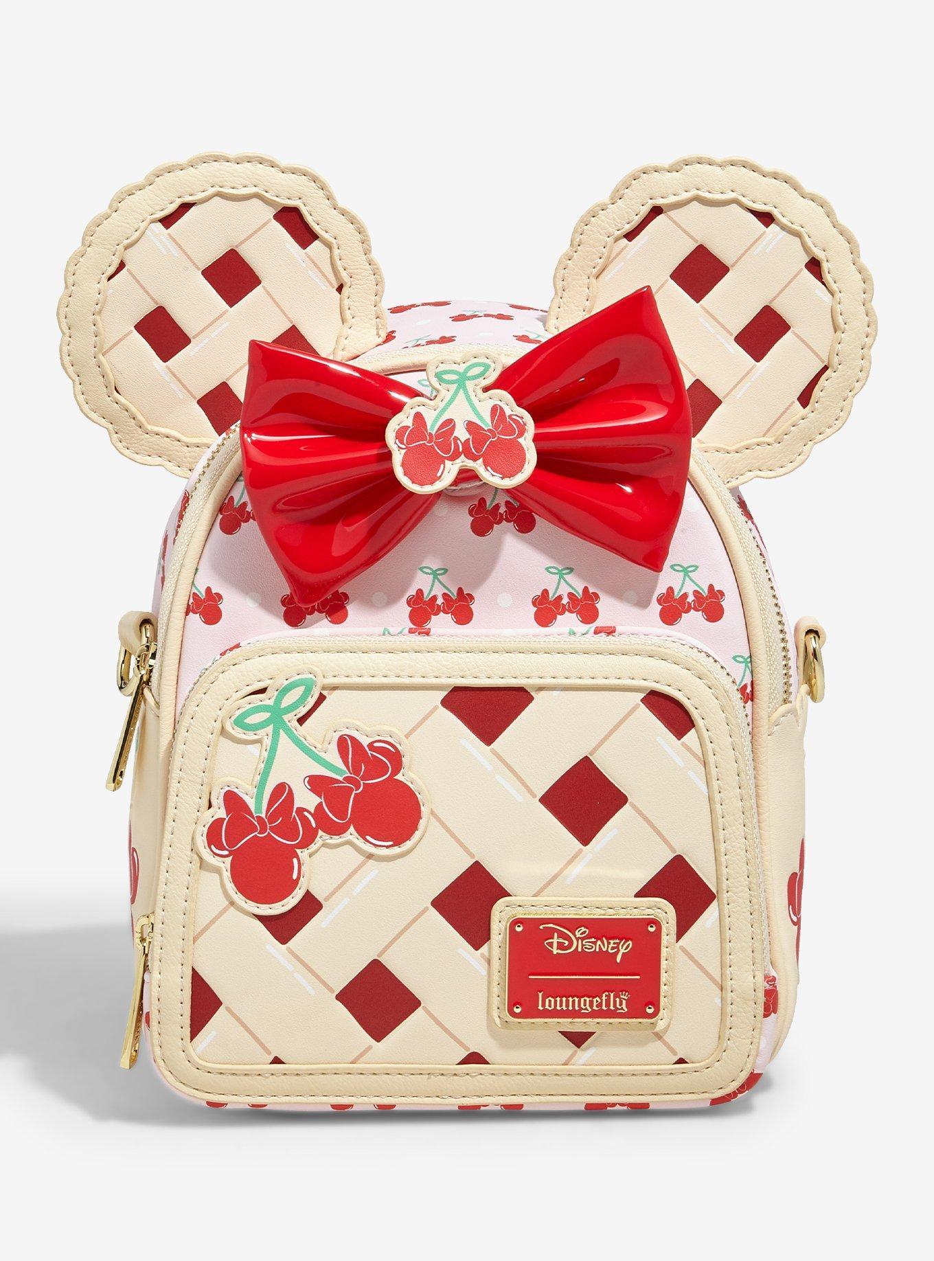 Loungefly Disney Minnie Mouse Cherry Pie Convertible Mini Backpack - BoxLunch Exclusive, , hi-res