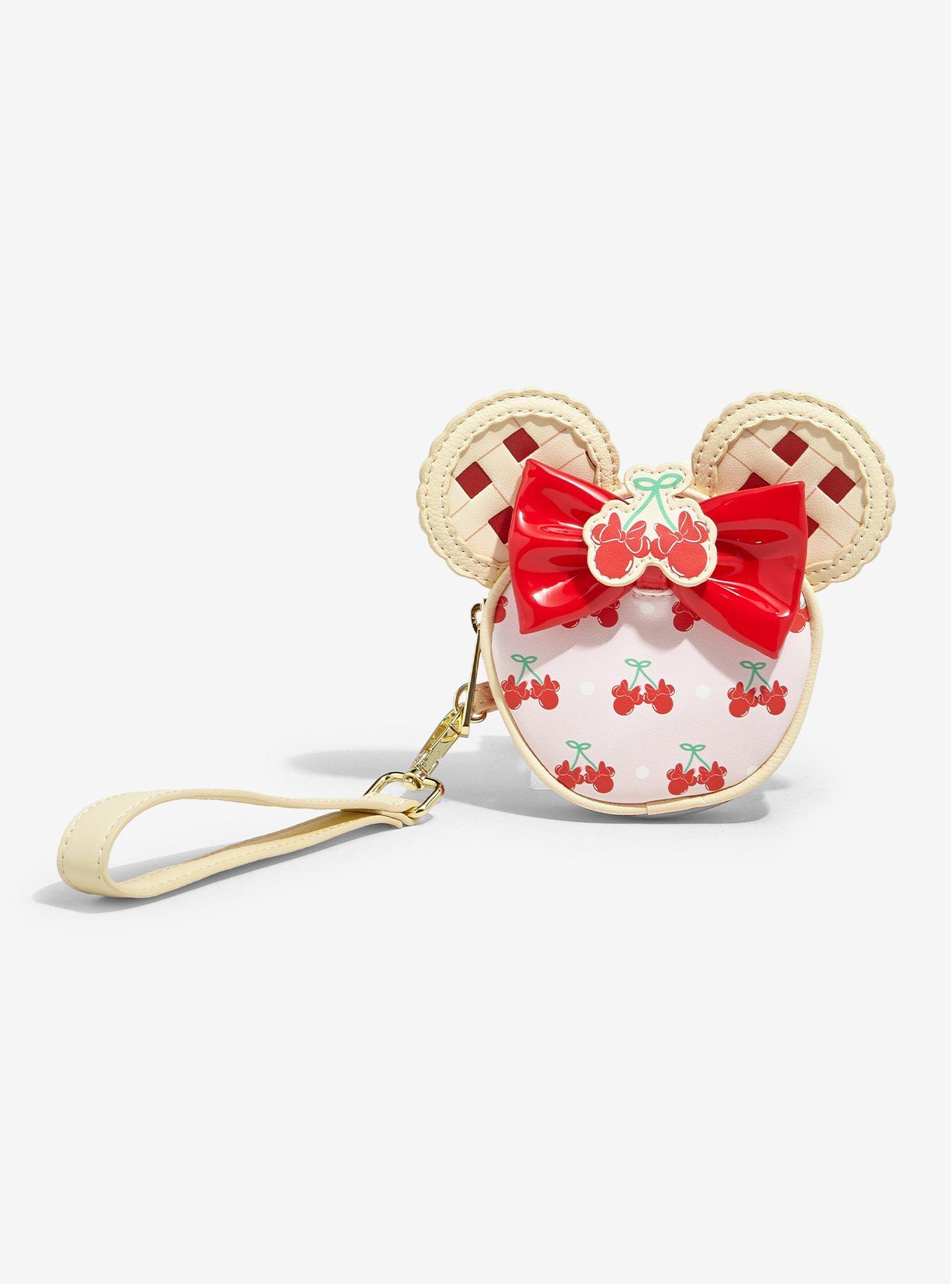 Loungefly Disney Minnie Mouse Cherry Pie Ears Figural Coin Purse - BoxLunch Exclusive, , hi-res
