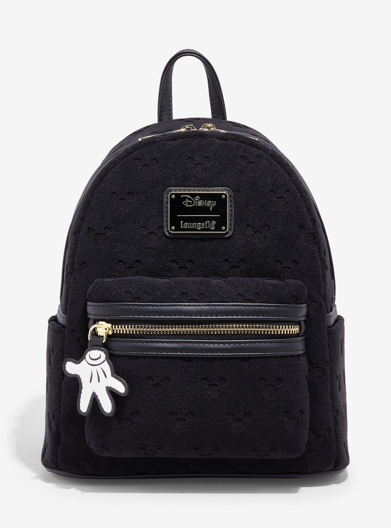 Loungefly Disney Mickey Mouse Terrycloth Allover Print Mini Backpack - BoxLunch Exclusive, , hi-res