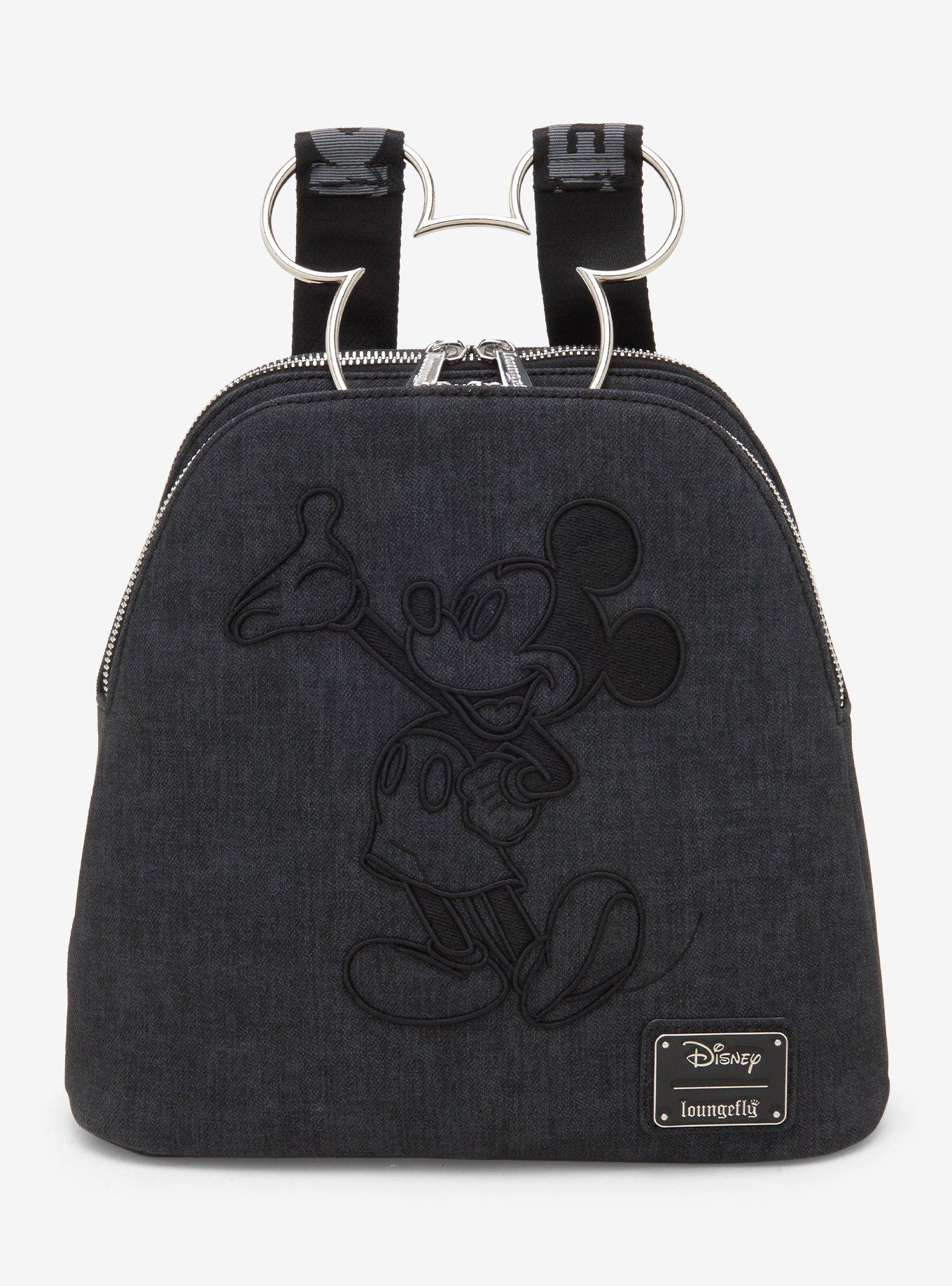 Disney Mickey Mouse Figural Denim Mini Backpack, , hi-res
