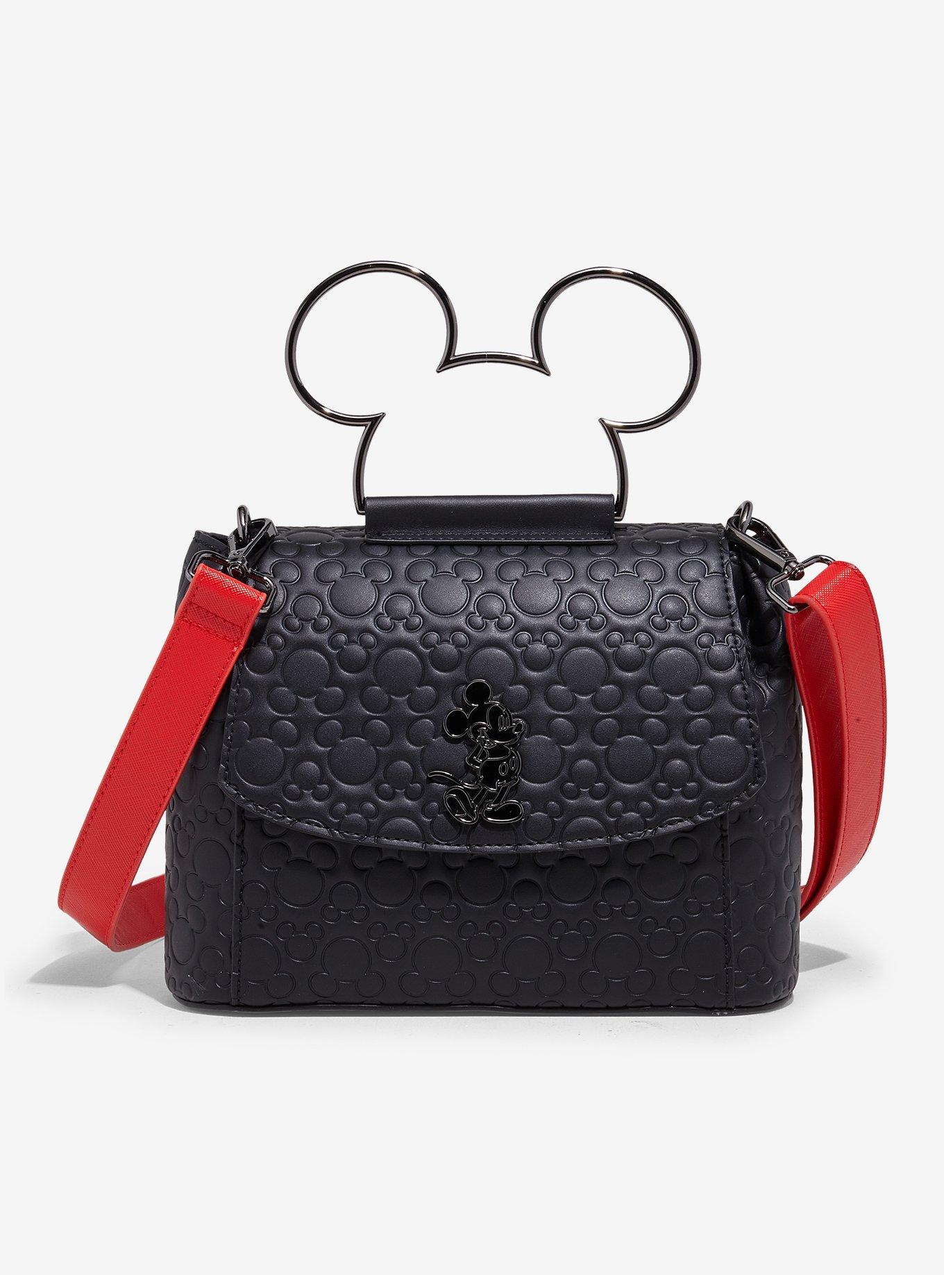 Loungefly Disney Mickey Mouse Debossed Silhouette Crossbody Bag — BoxLunch Exclusive, , hi-res