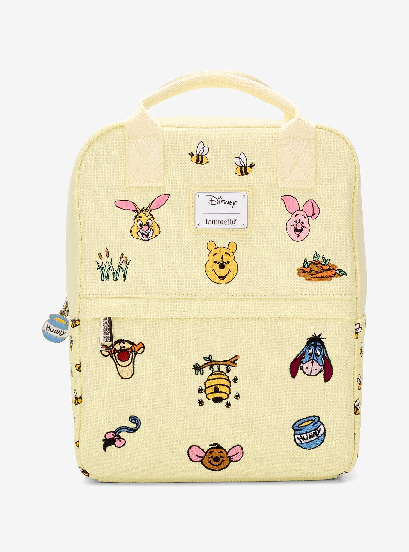 Loungefly Disney Winnie the Pooh Embroidered Characters Canvas Mini Backpack - BoxLunch Exclusive, , hi-res