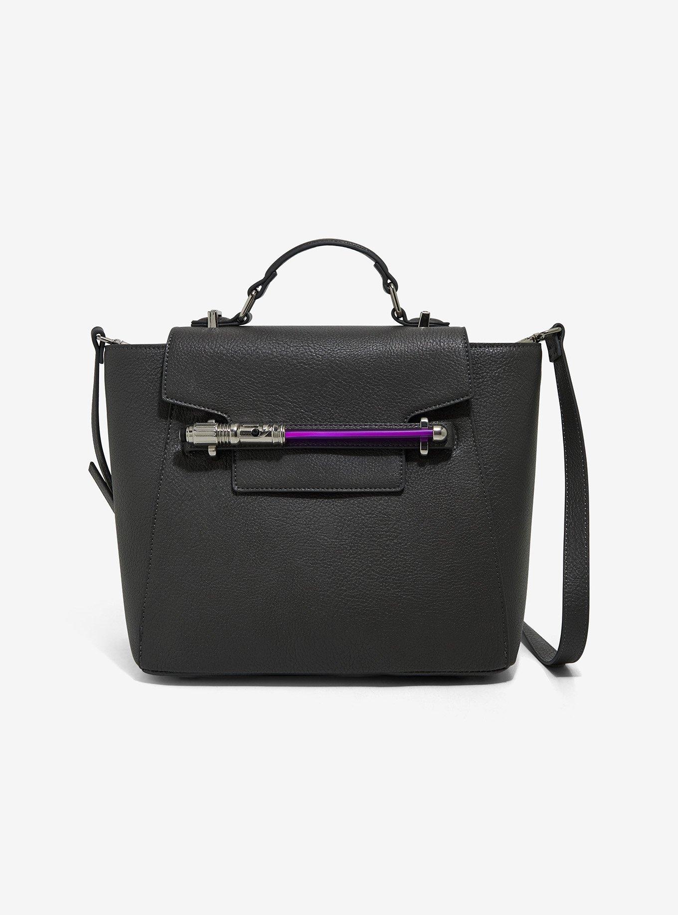Star Wars Mace Windu Lightsaber Light-Up Crossbody Bag - BoxLunch Exclusive, , hi-res