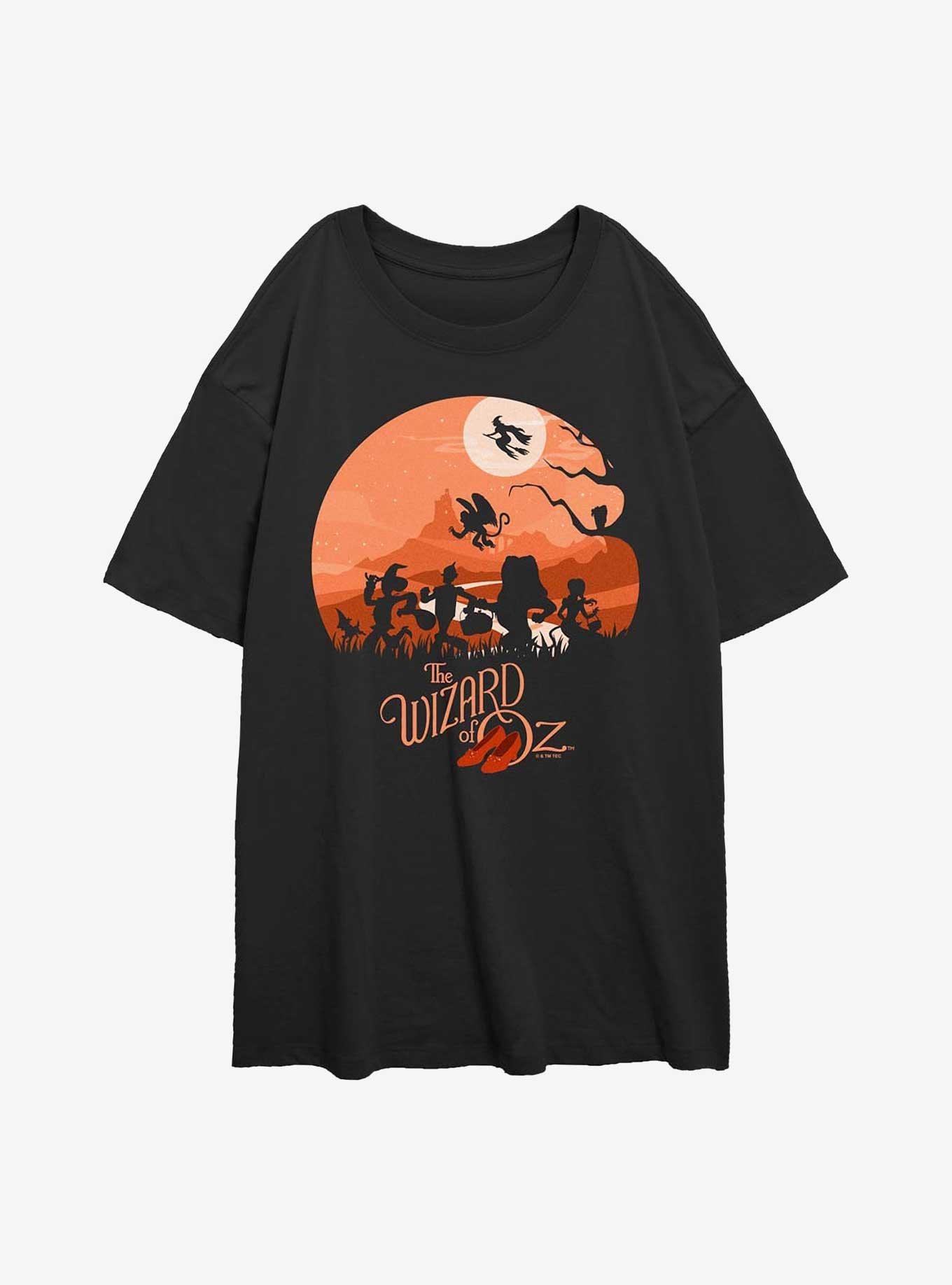 Wizard Of Oz Land Of Oz Haunt Girls Oversized T-Shirt, , hi-res