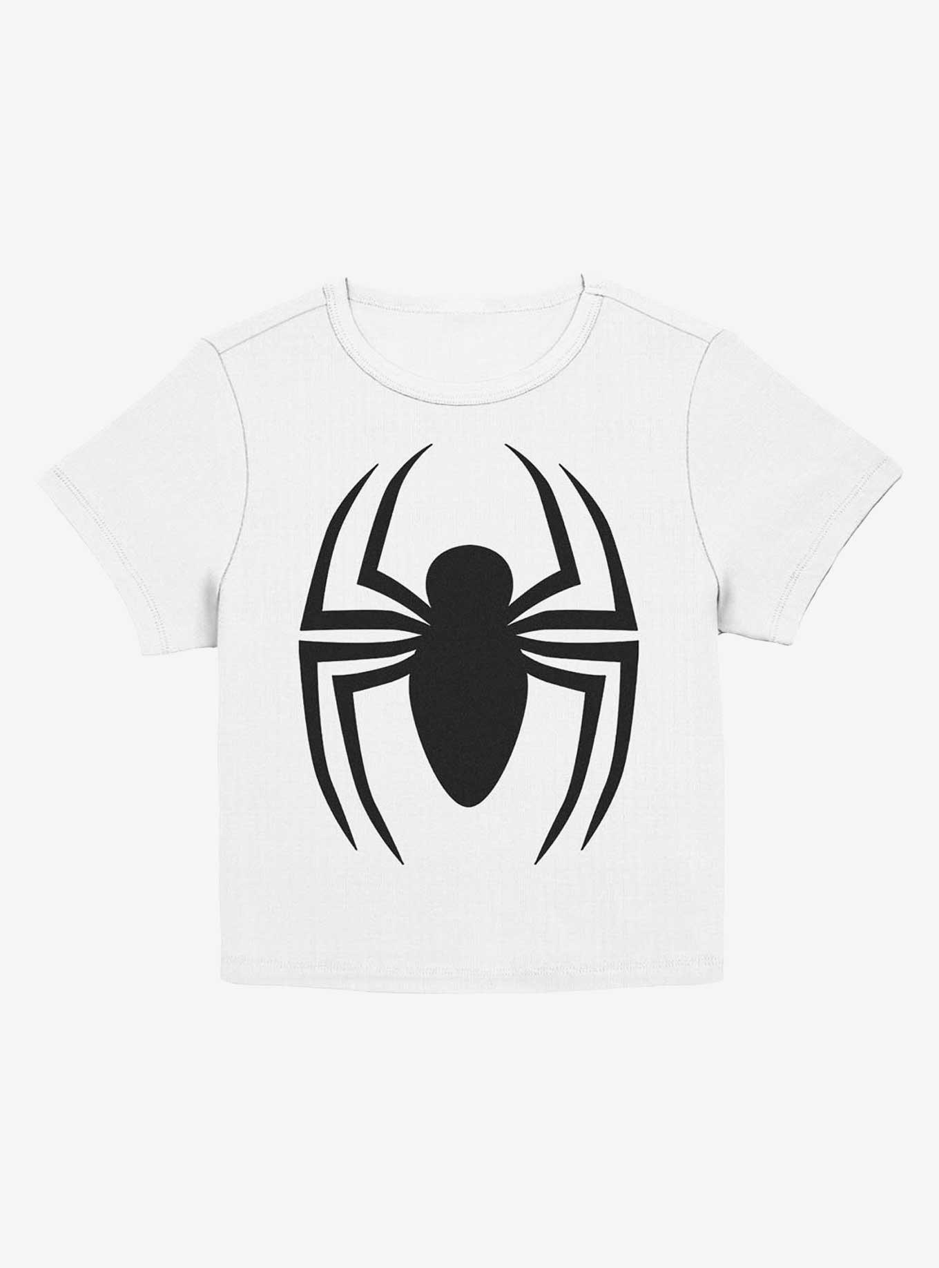 Marvel Spider-Man Ultimate Logo Girls Baby T-Shirt, EGRET, hi-res