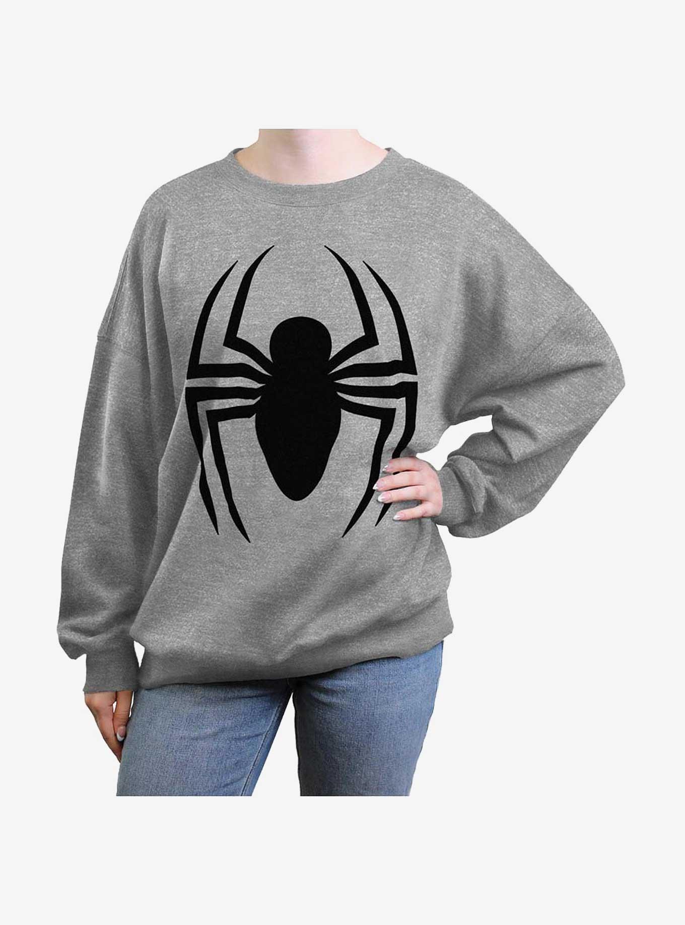 Marvel Spider-Man Ultimate Logo Girls Oversized Sweatshirt, , hi-res