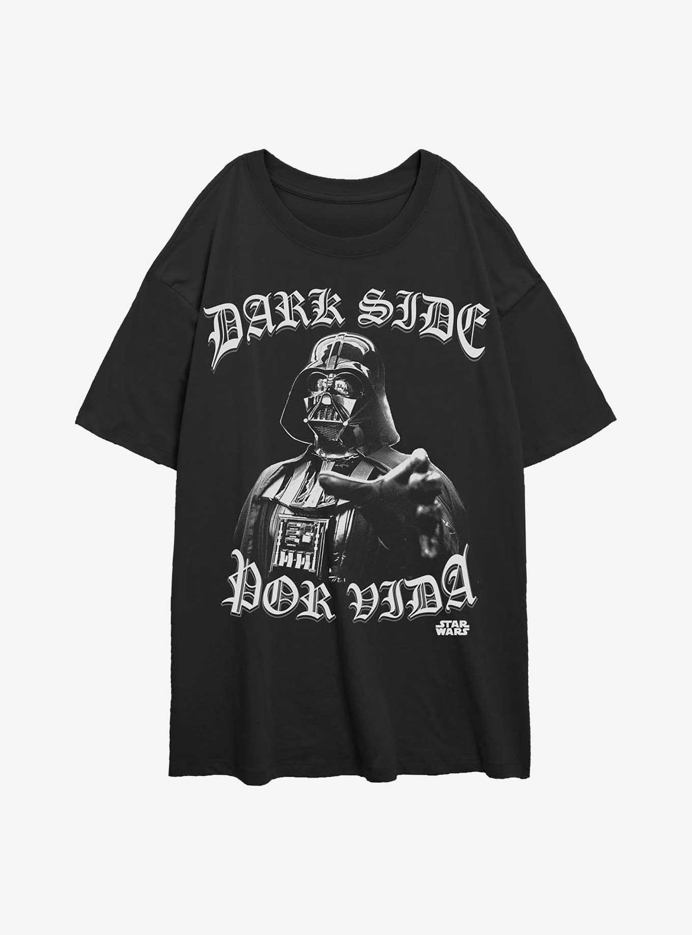 Star Wars Darth Vader Por Vida Girls Oversized T-Shirt, BLACK, hi-res